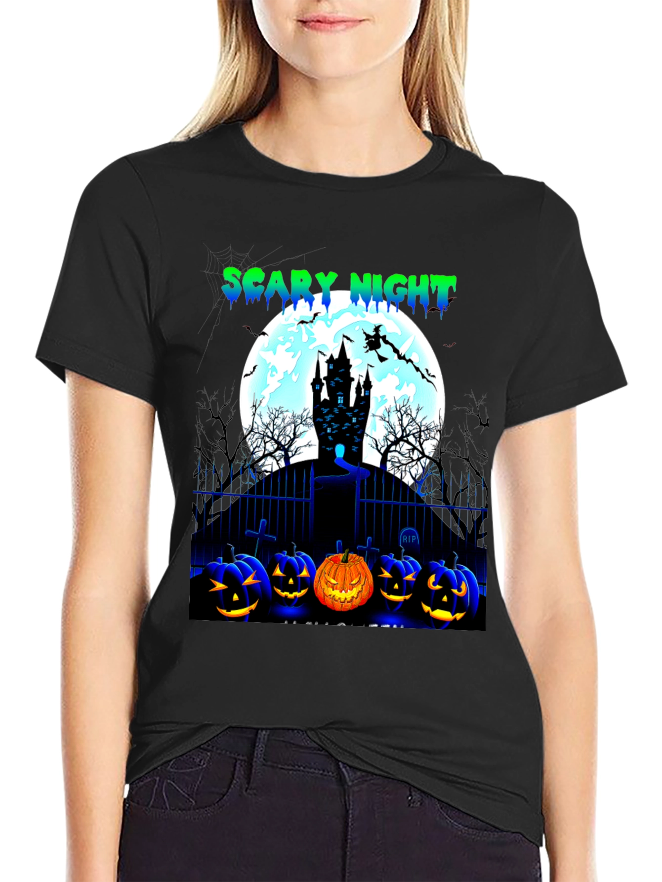 Scary Night Halloween T-Shirt