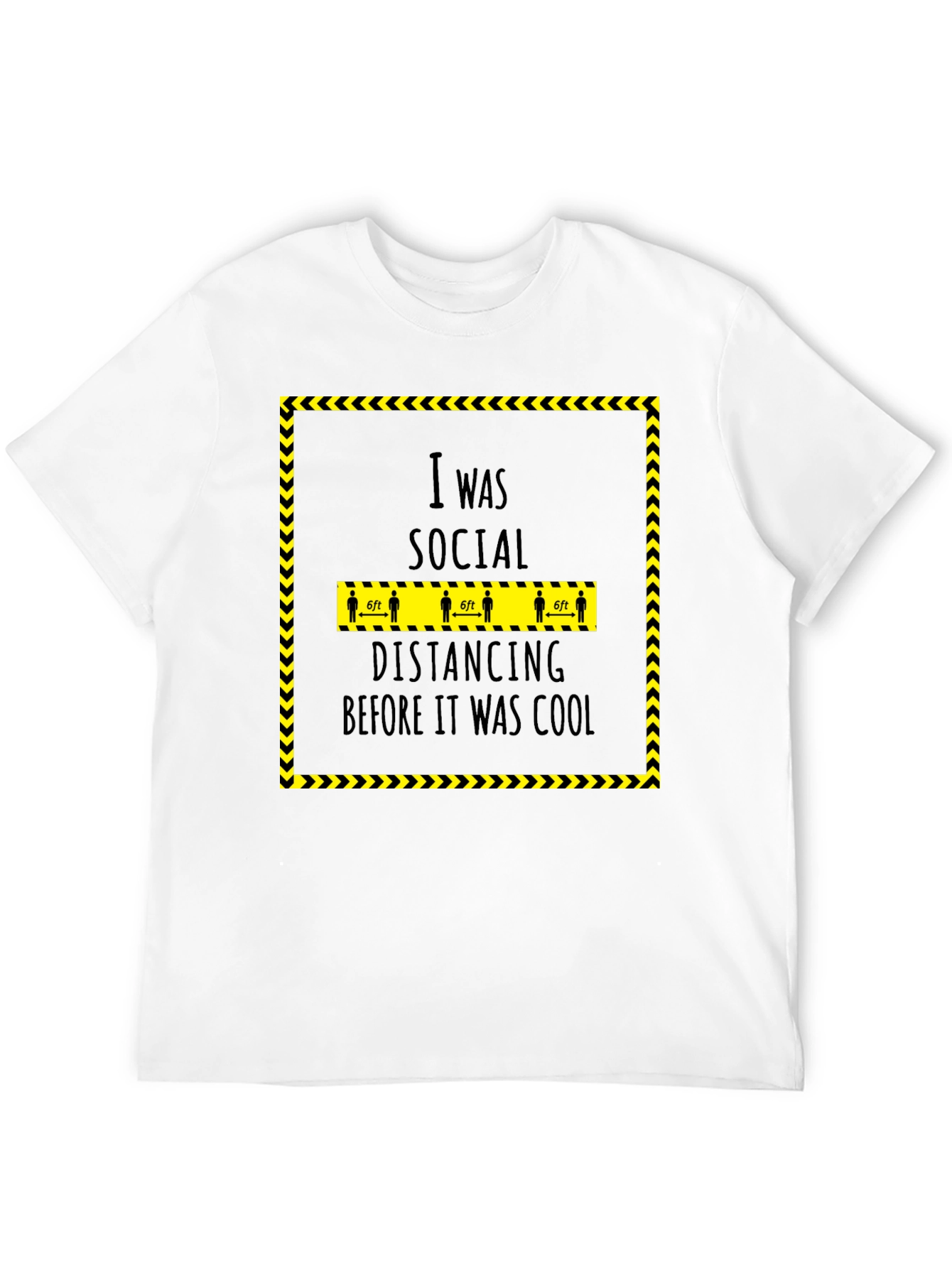 Social Distancing Before Cool Graphic Tee
