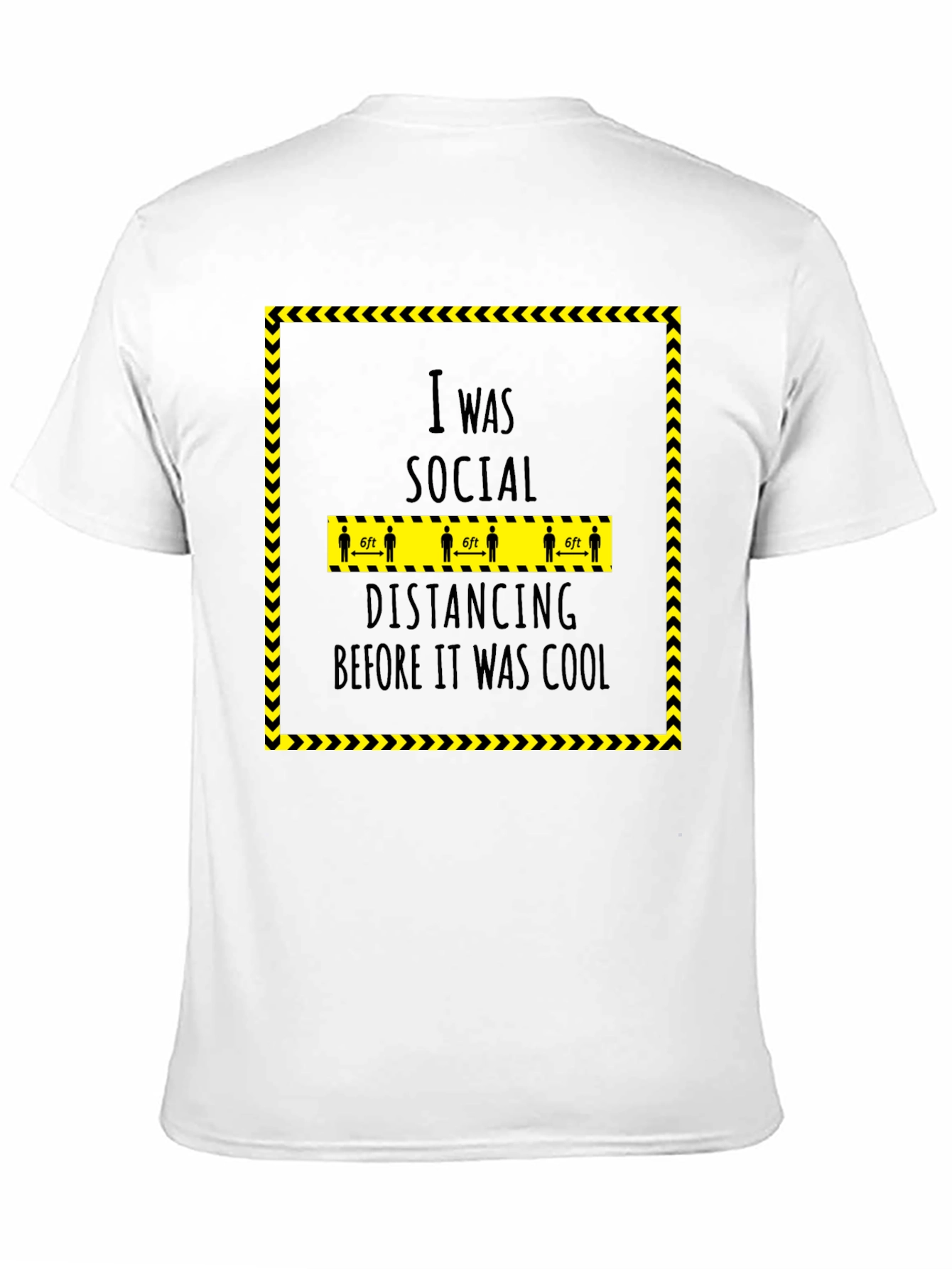 Social Distancing Before Cool Graphic Tee