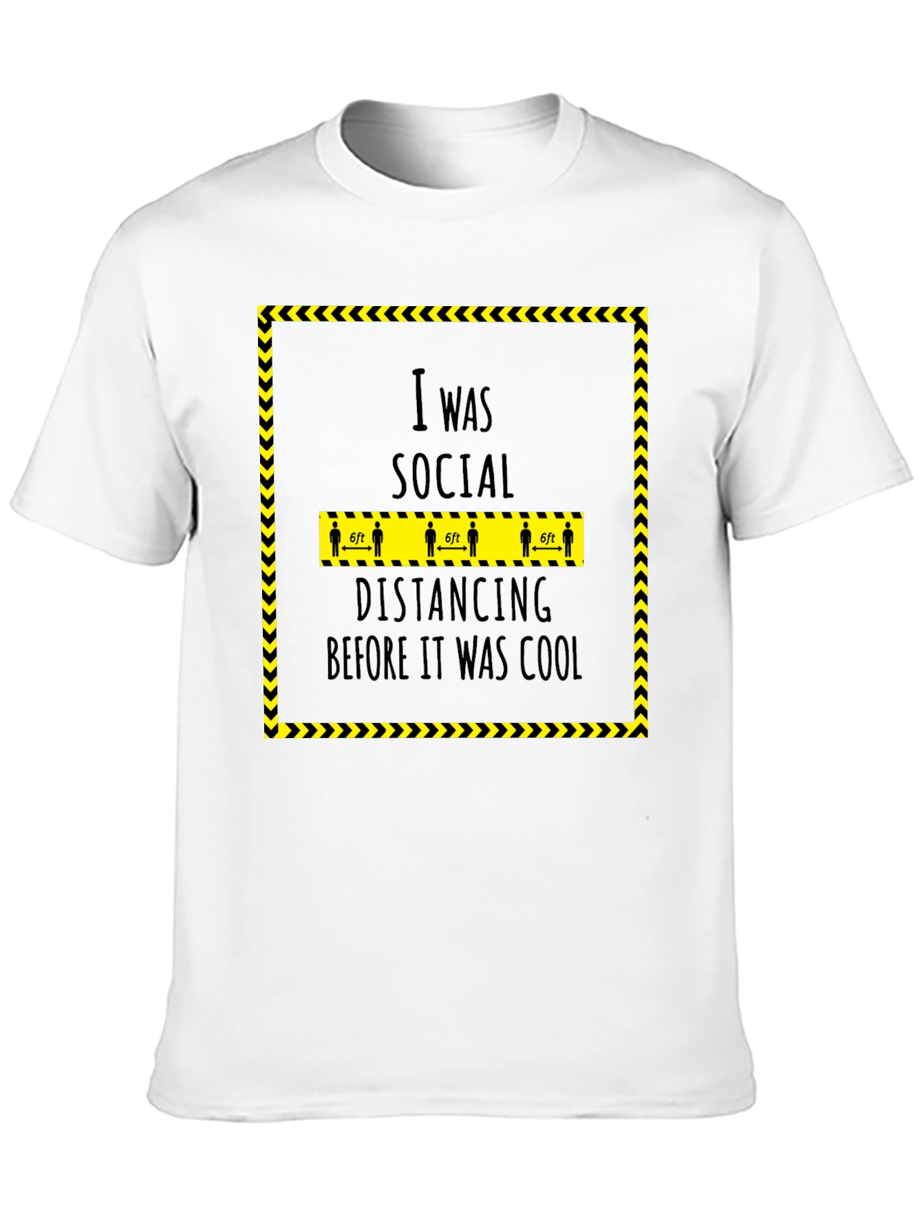 Social Distancing Before Cool Graphic Tee