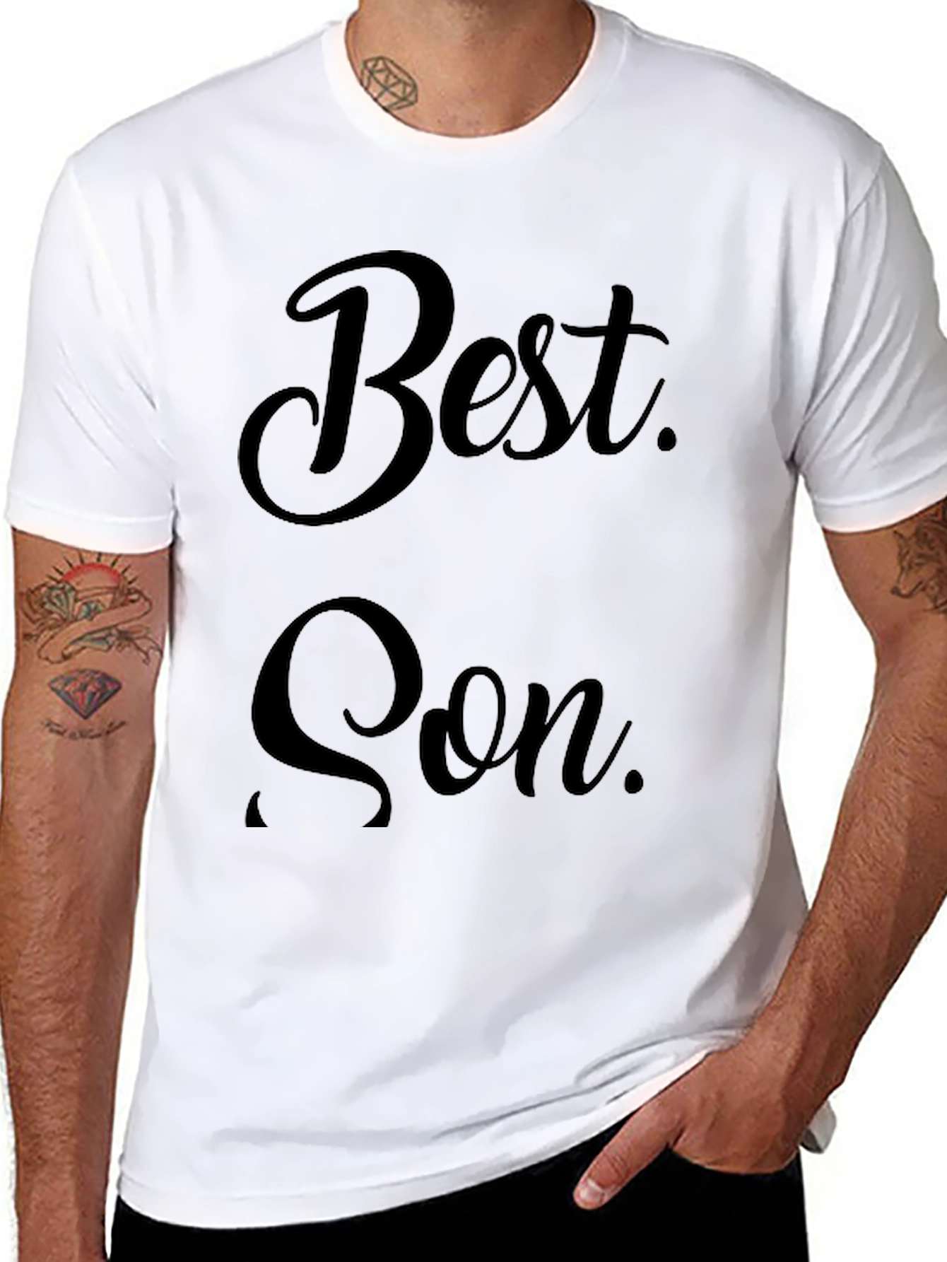 Best Son Black Graphic T-Shirt