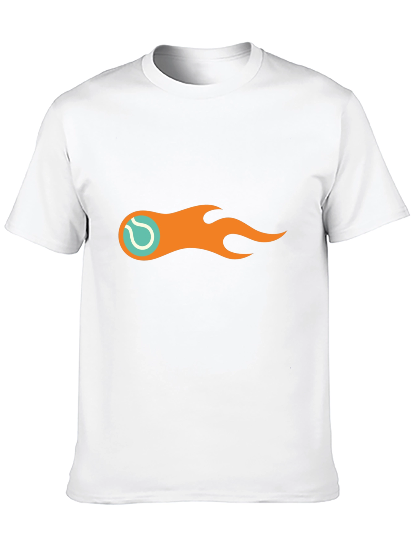 Flaming Tennis Ball Graphic Tee
