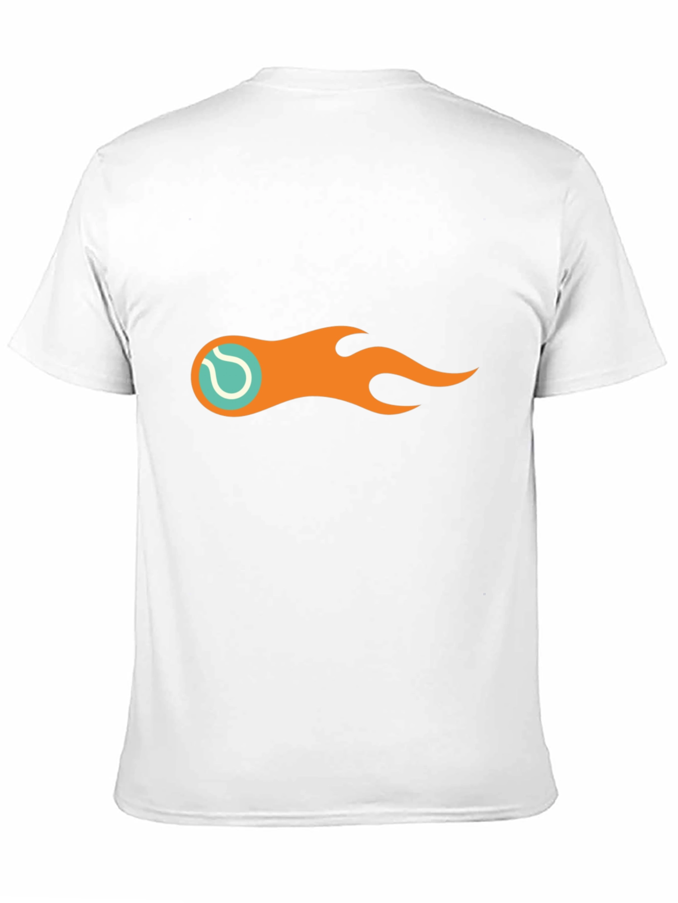 Flaming Tennis Ball Graphic Tee