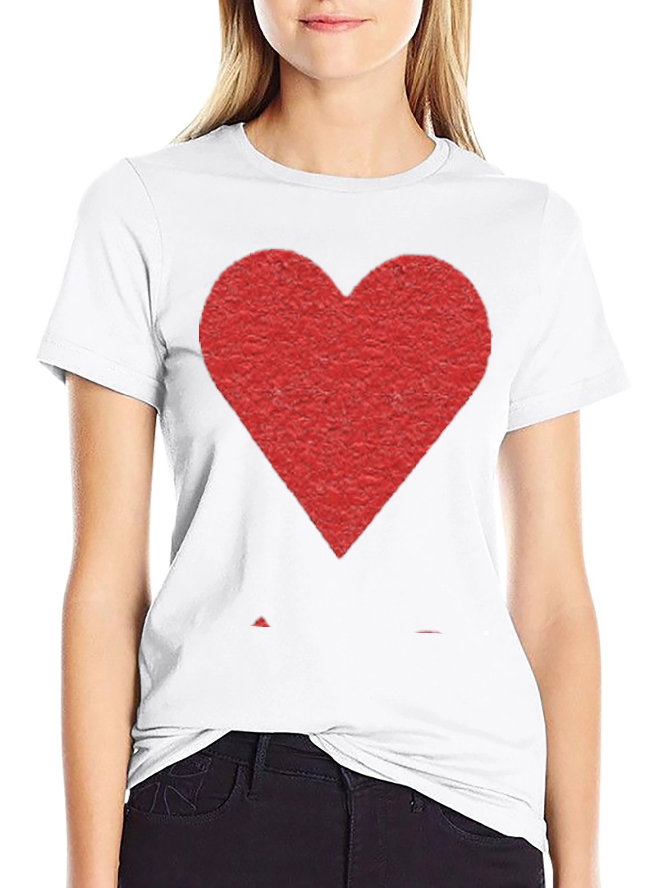 Heart Graphic Tee - Casual Style