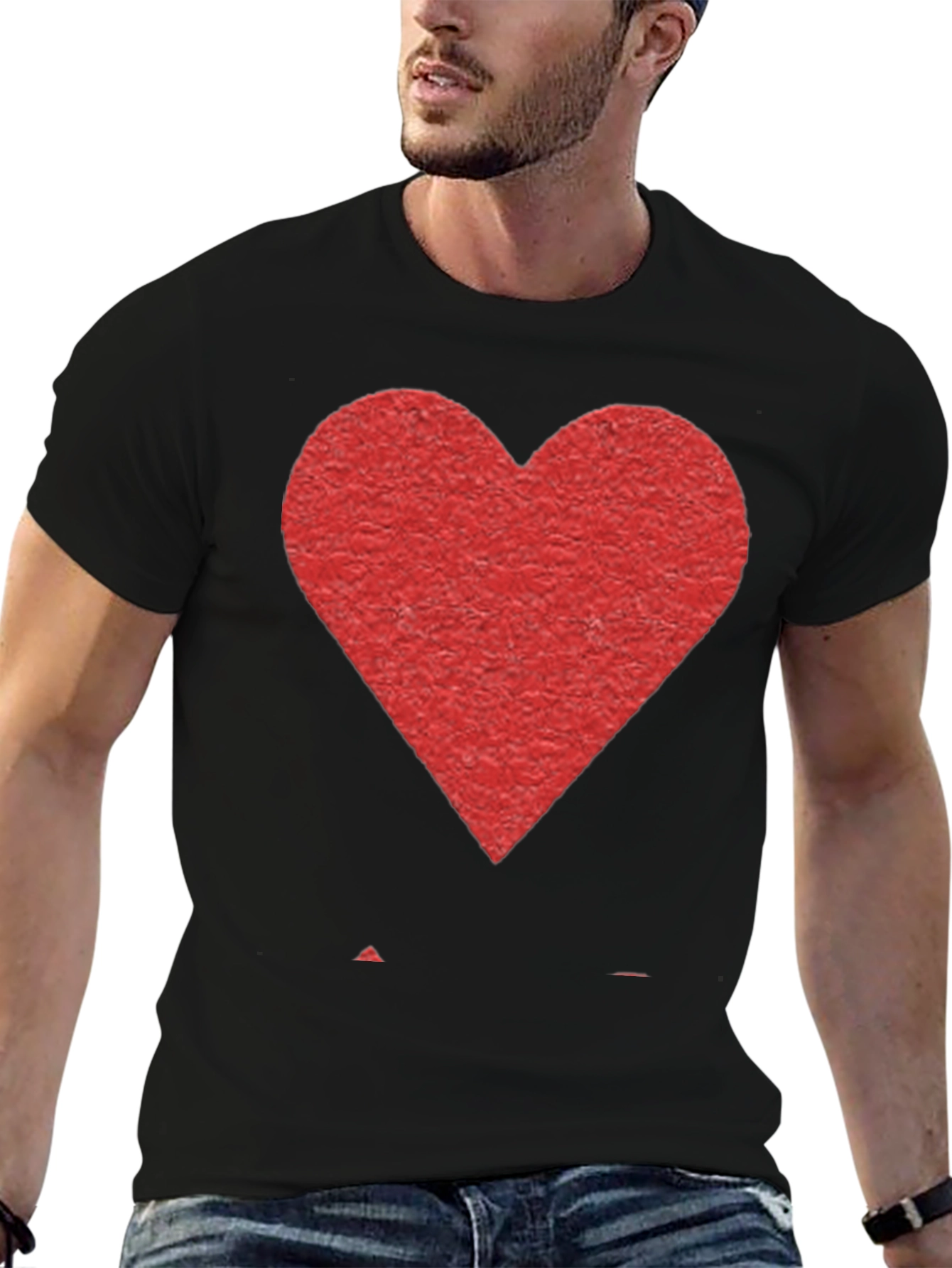 Heart Graphic Tee - Casual Style