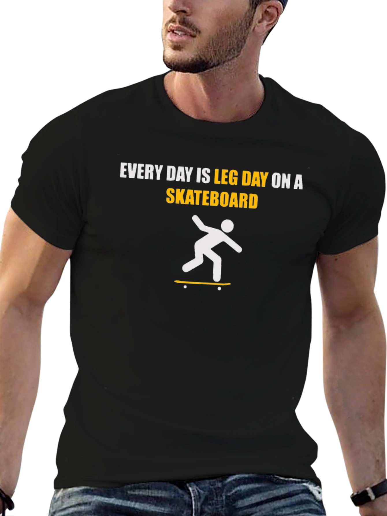 Leg Day Skateboard T-Shirt