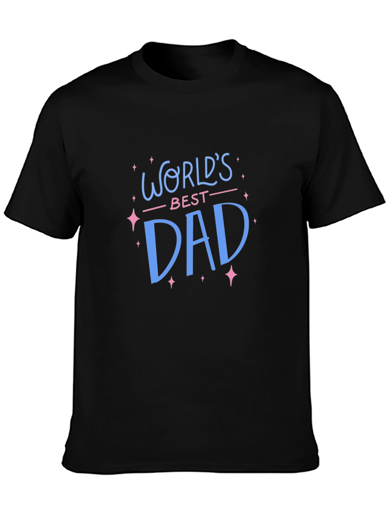 Worlds Best Dad Black T-Shirt