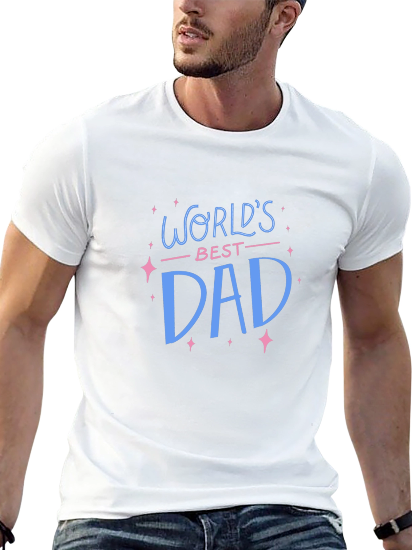 Worlds Best Dad Black T-Shirt