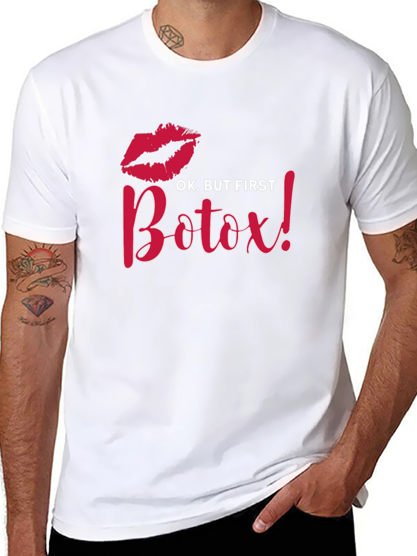 Ok But First Botox Black T-Shirt