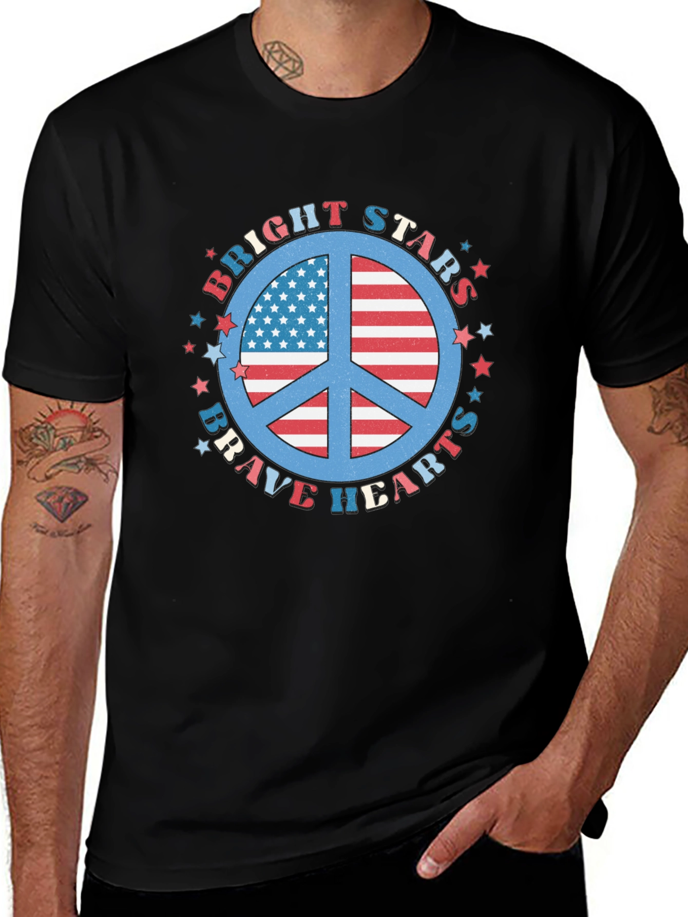 Patriotic Peace Sign T-Shirt