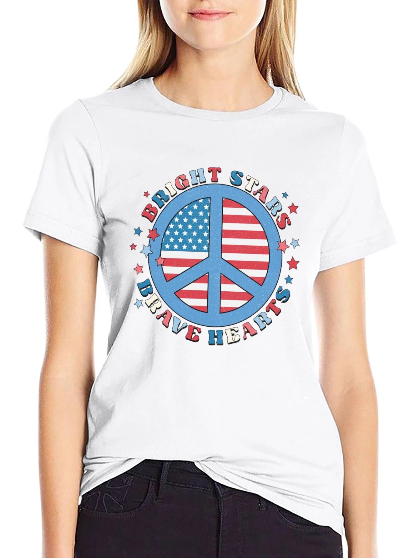 Patriotic Peace Sign T-Shirt