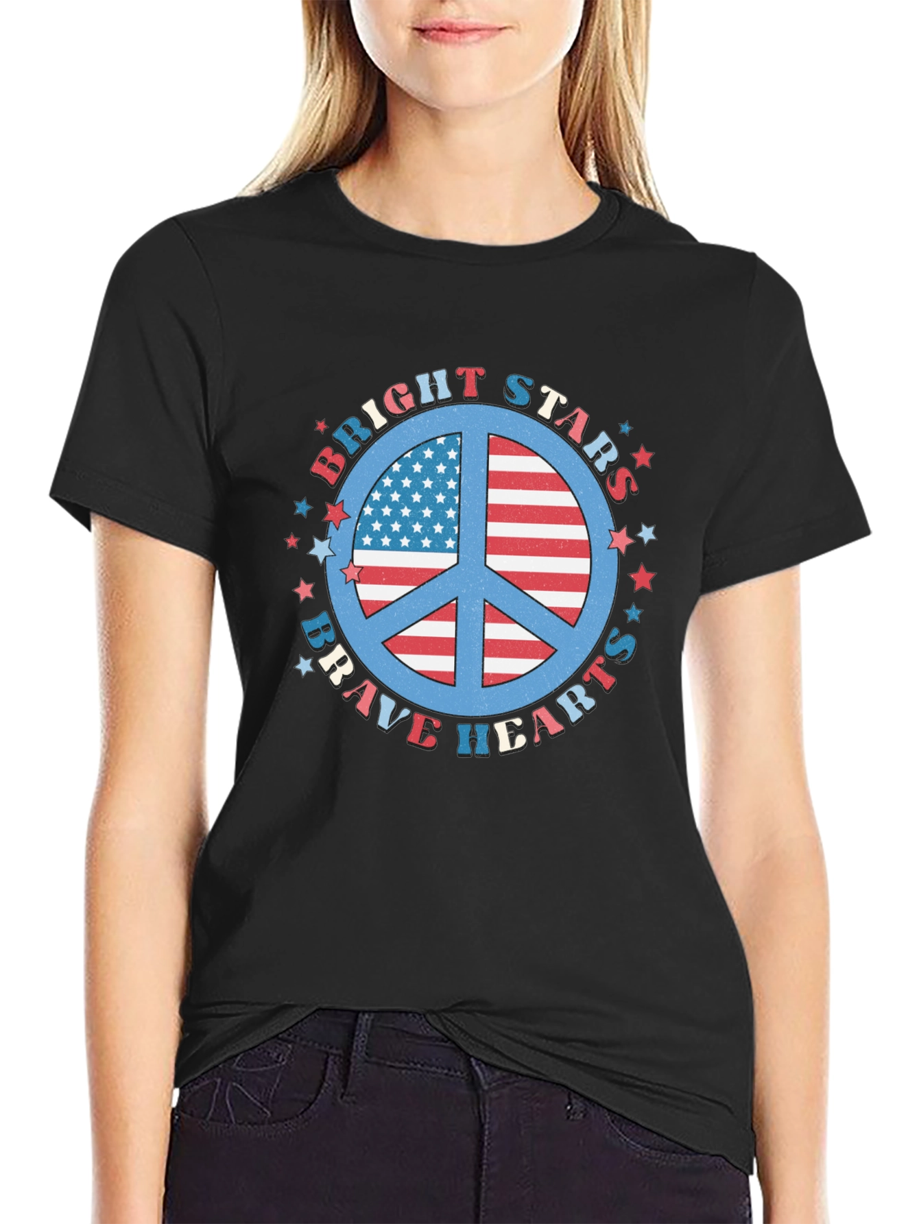 Patriotic Peace Sign T-Shirt