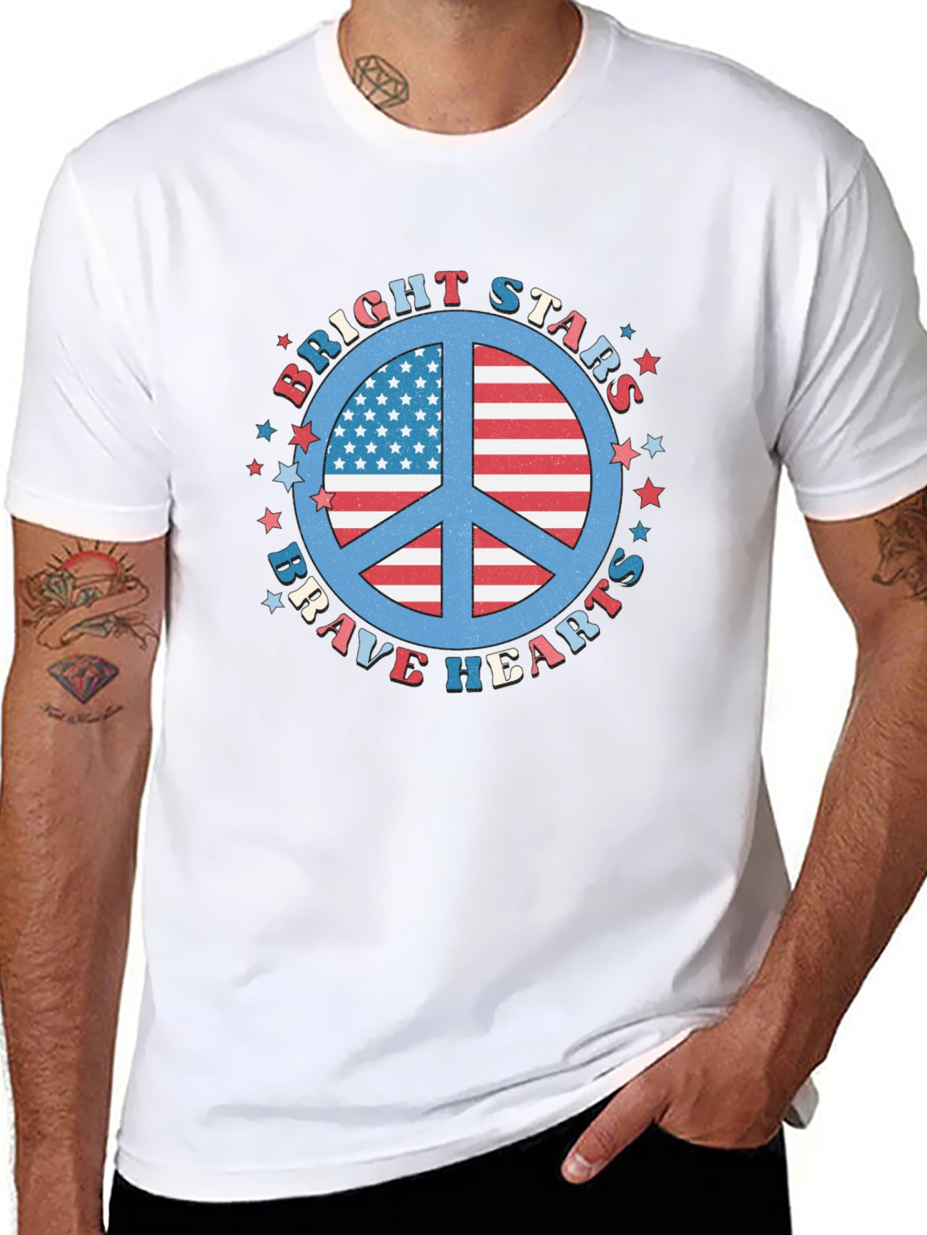 Patriotic Peace Sign T-Shirt