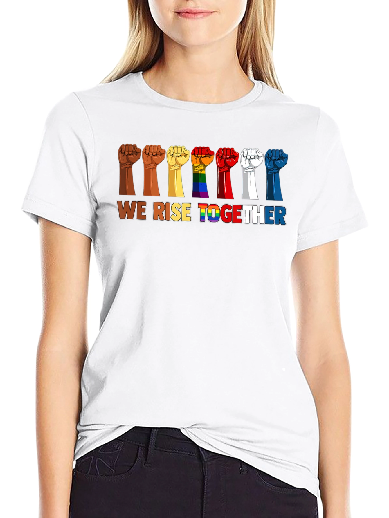 We Rise Together Graphic T-Shirt