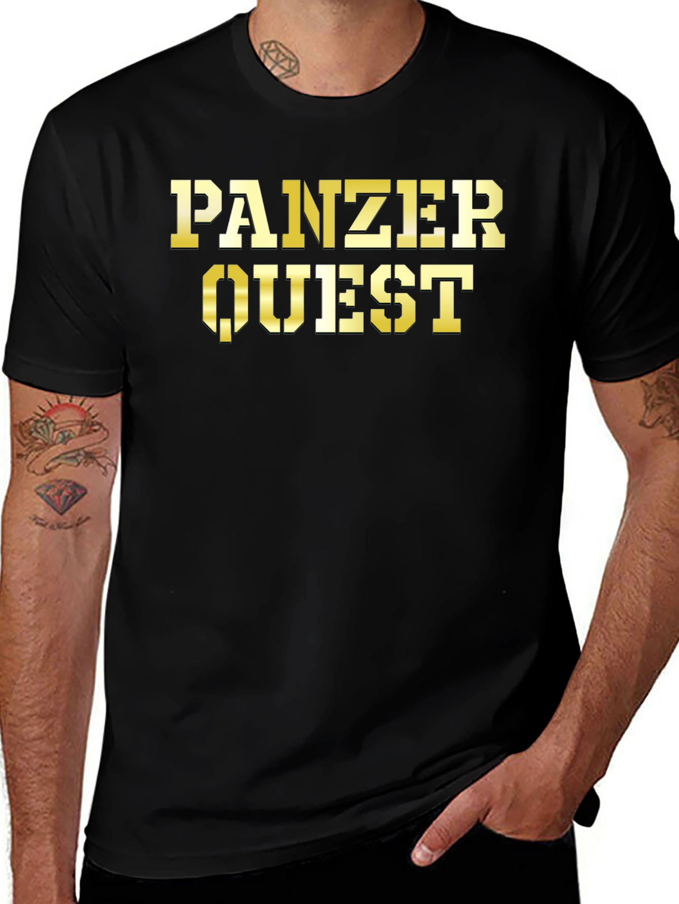 Panzer Quest Graphic T-Shirt - Military Style Tee
