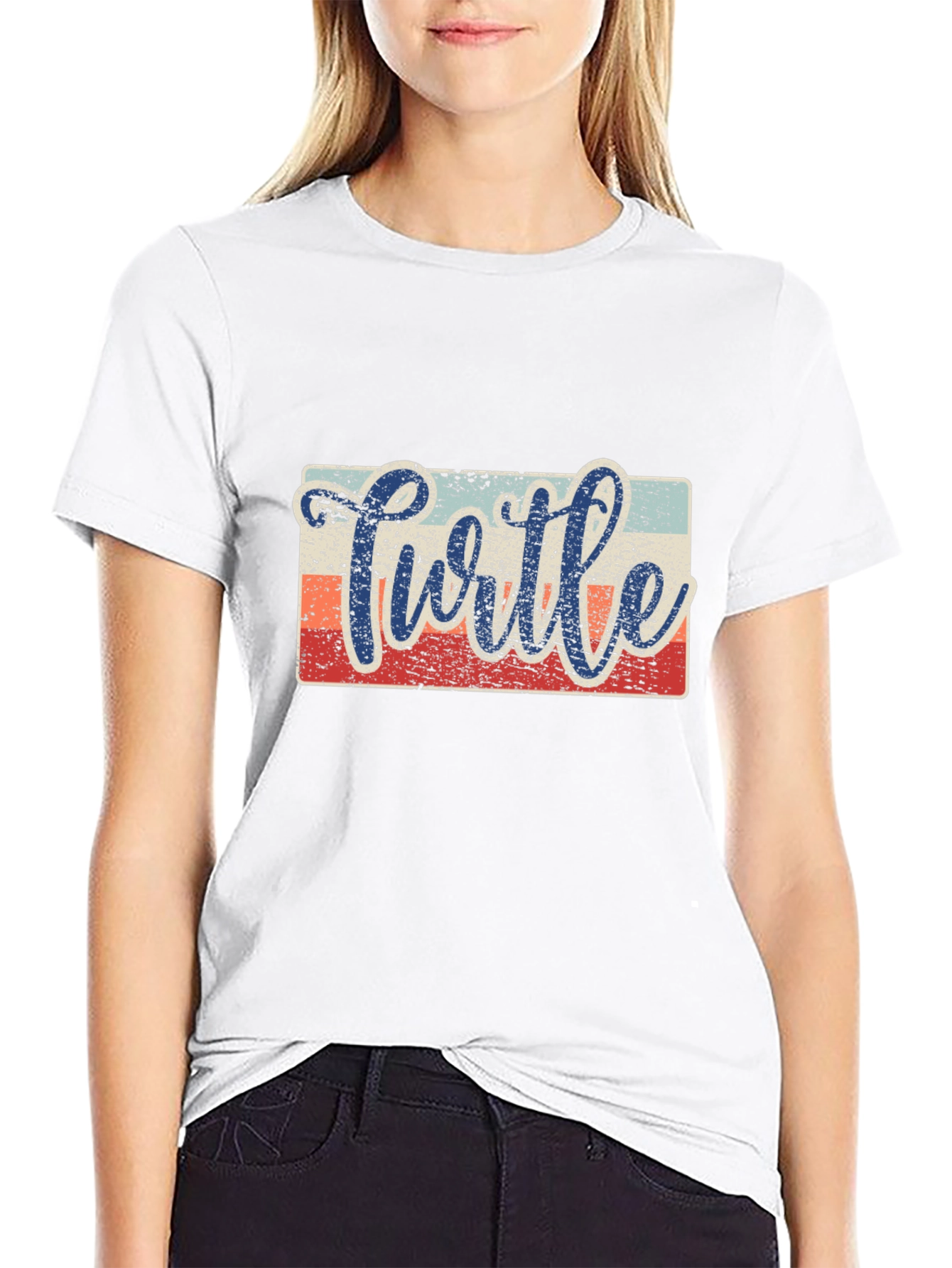 Turtle Retro Graphic T-Shirt