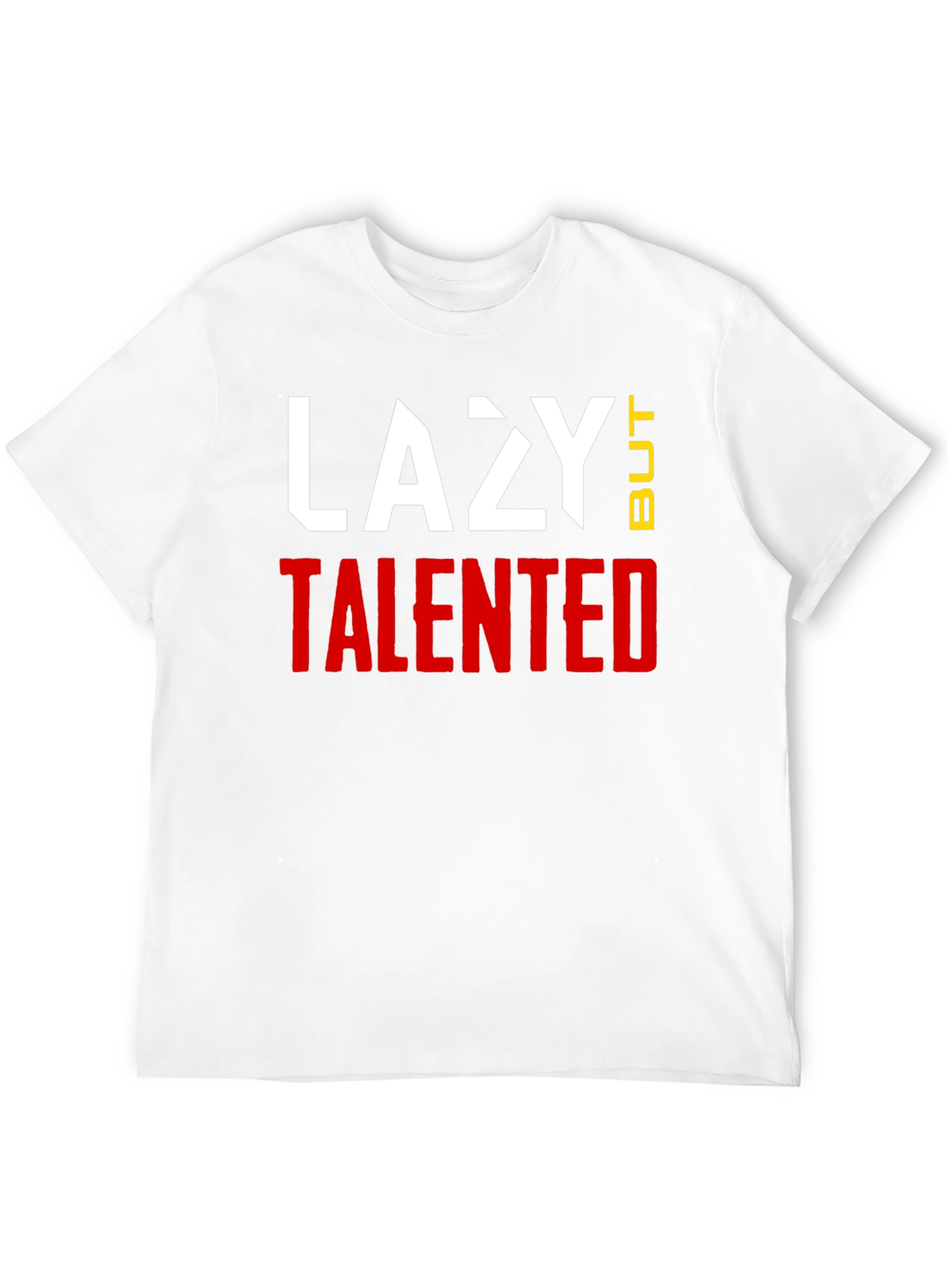 Lazy But Talented Graphic T-Shirt - Black