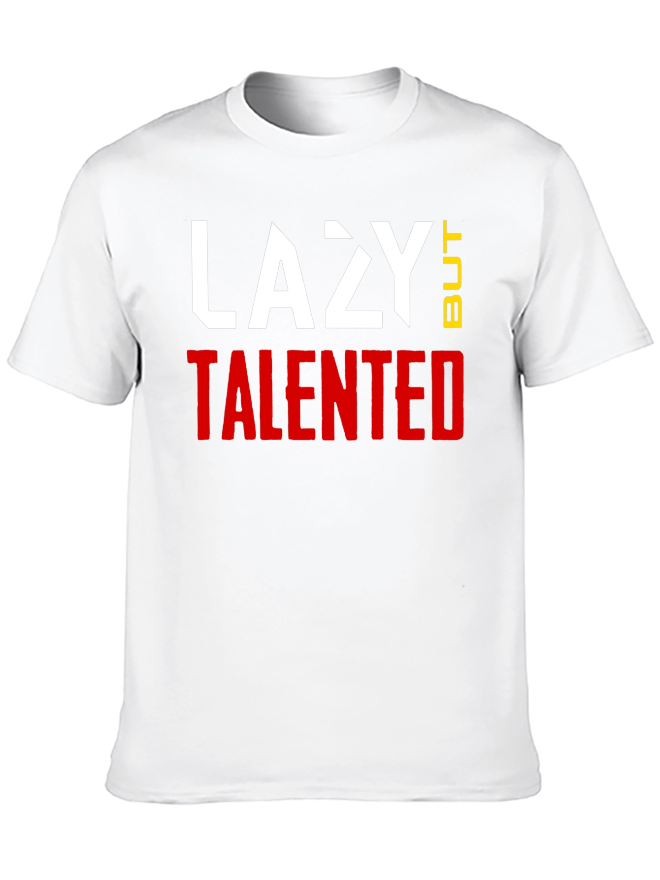 Lazy But Talented Graphic T-Shirt - Black
