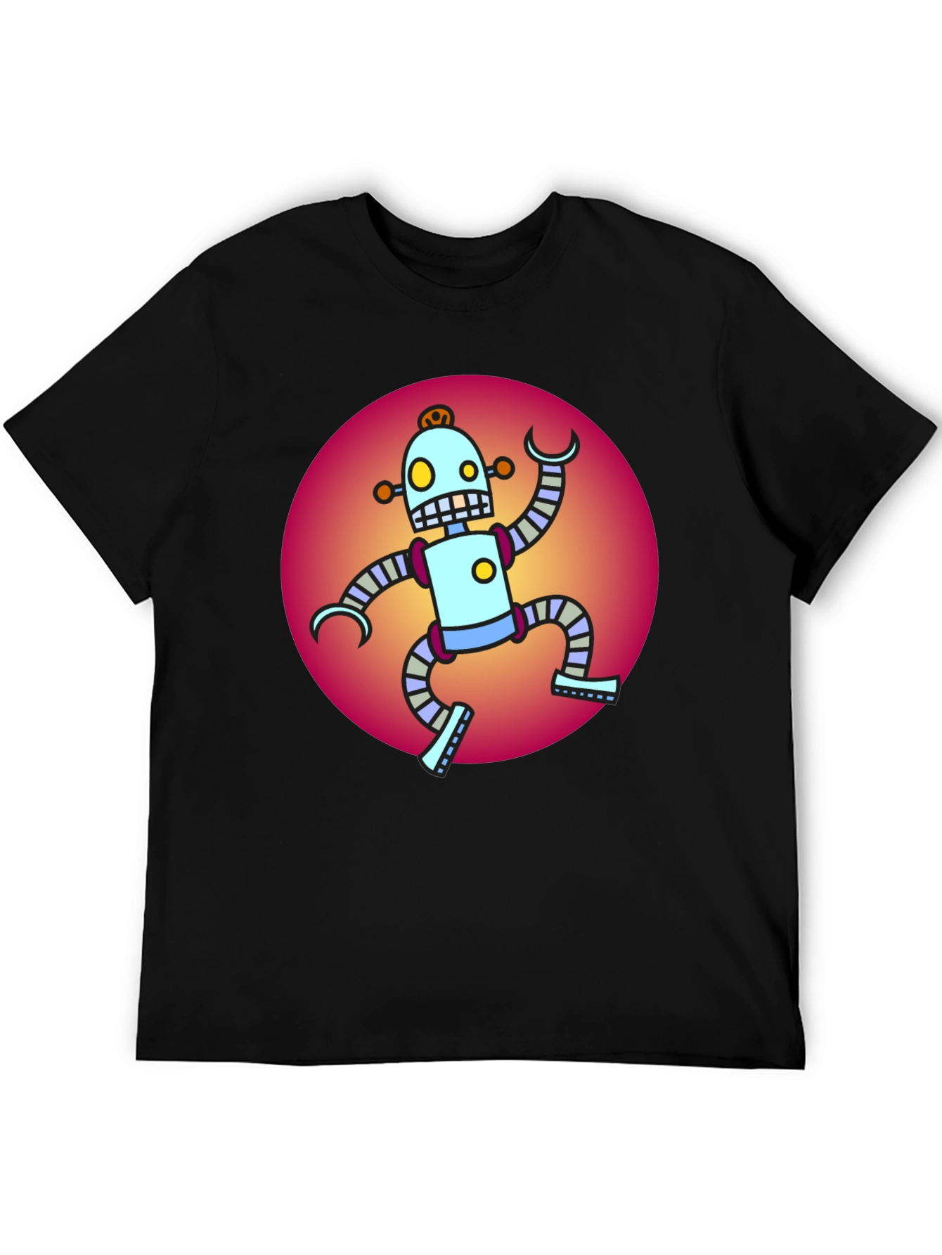 Retro Robot T-Shirt - Funky Graphic Tee