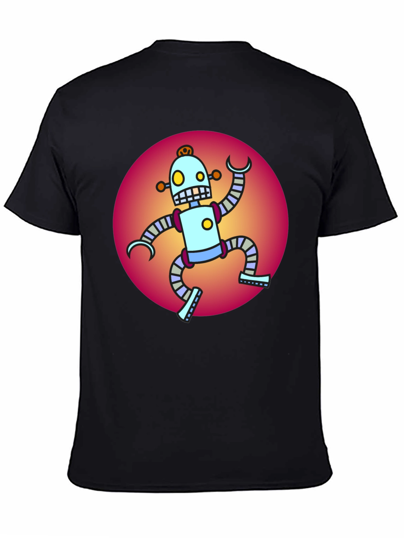Retro Robot T-Shirt - Funky Graphic Tee