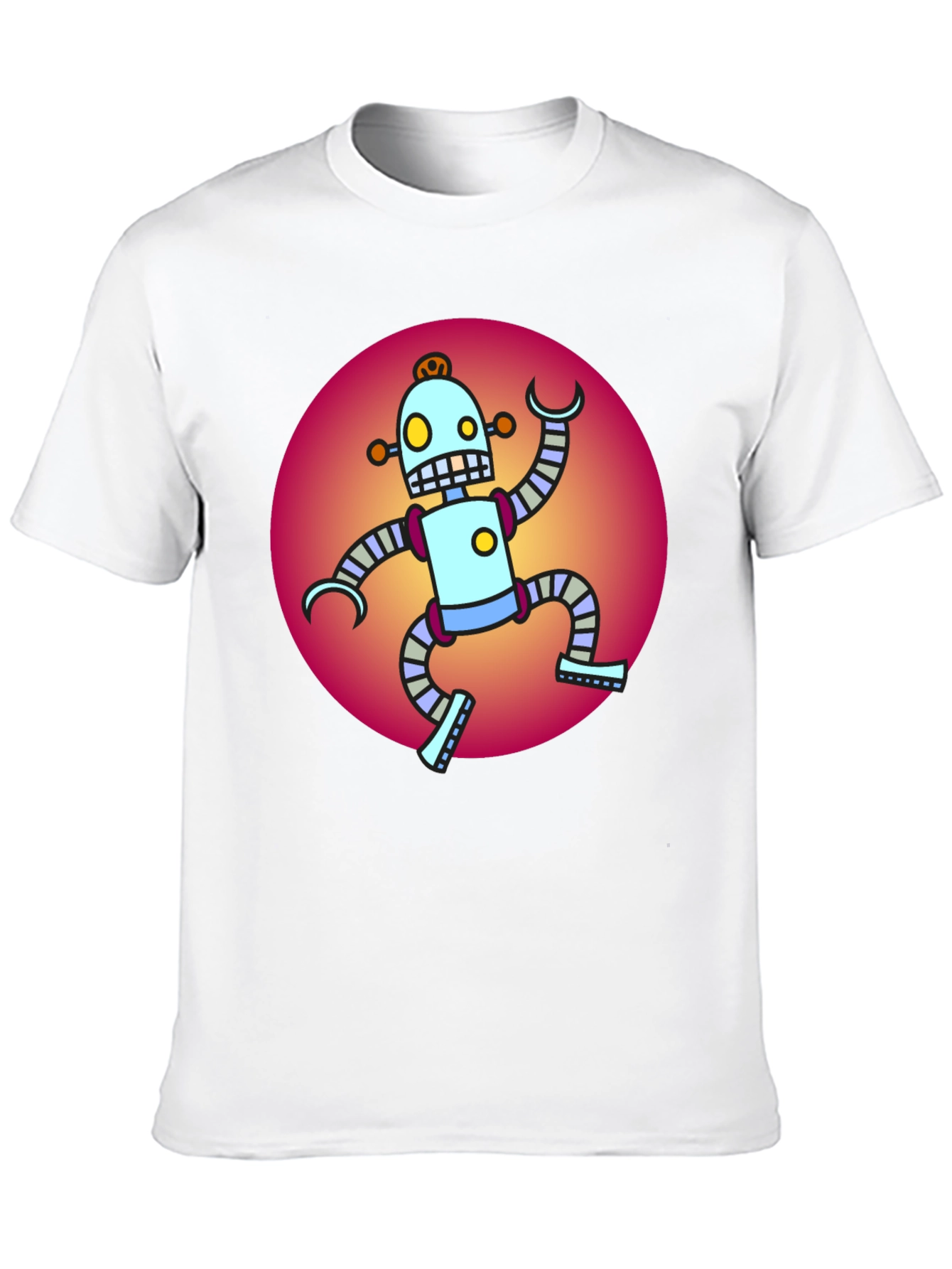 Retro Robot T-Shirt - Funky Graphic Tee