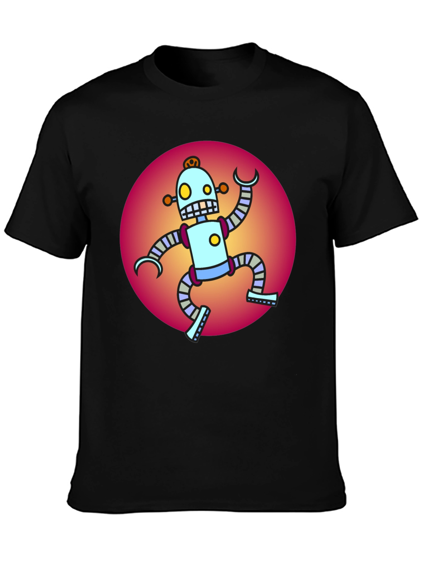 Retro Robot T-Shirt - Funky Graphic Tee