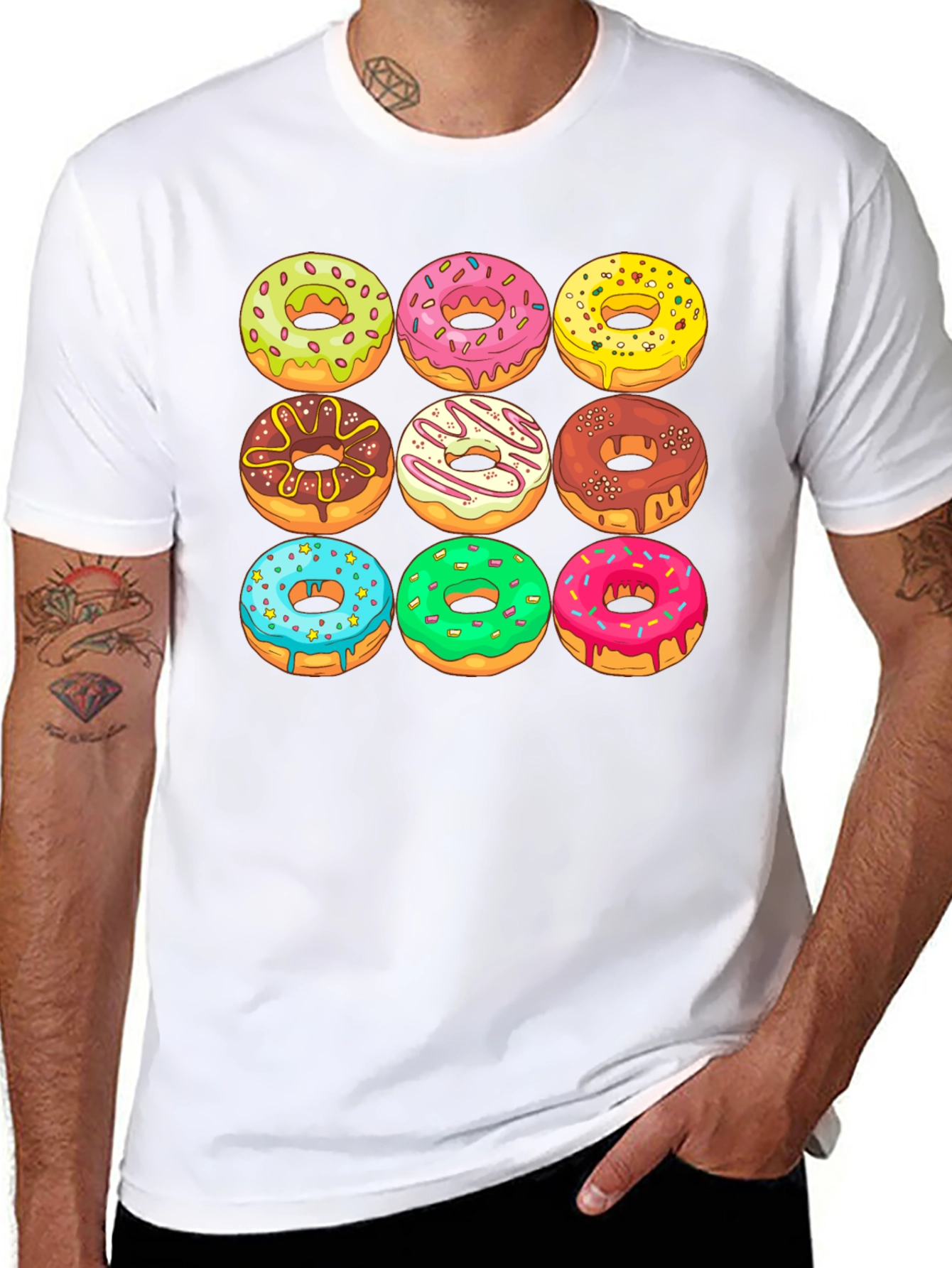 Donut Graphic Tee - Deliciously Fun!