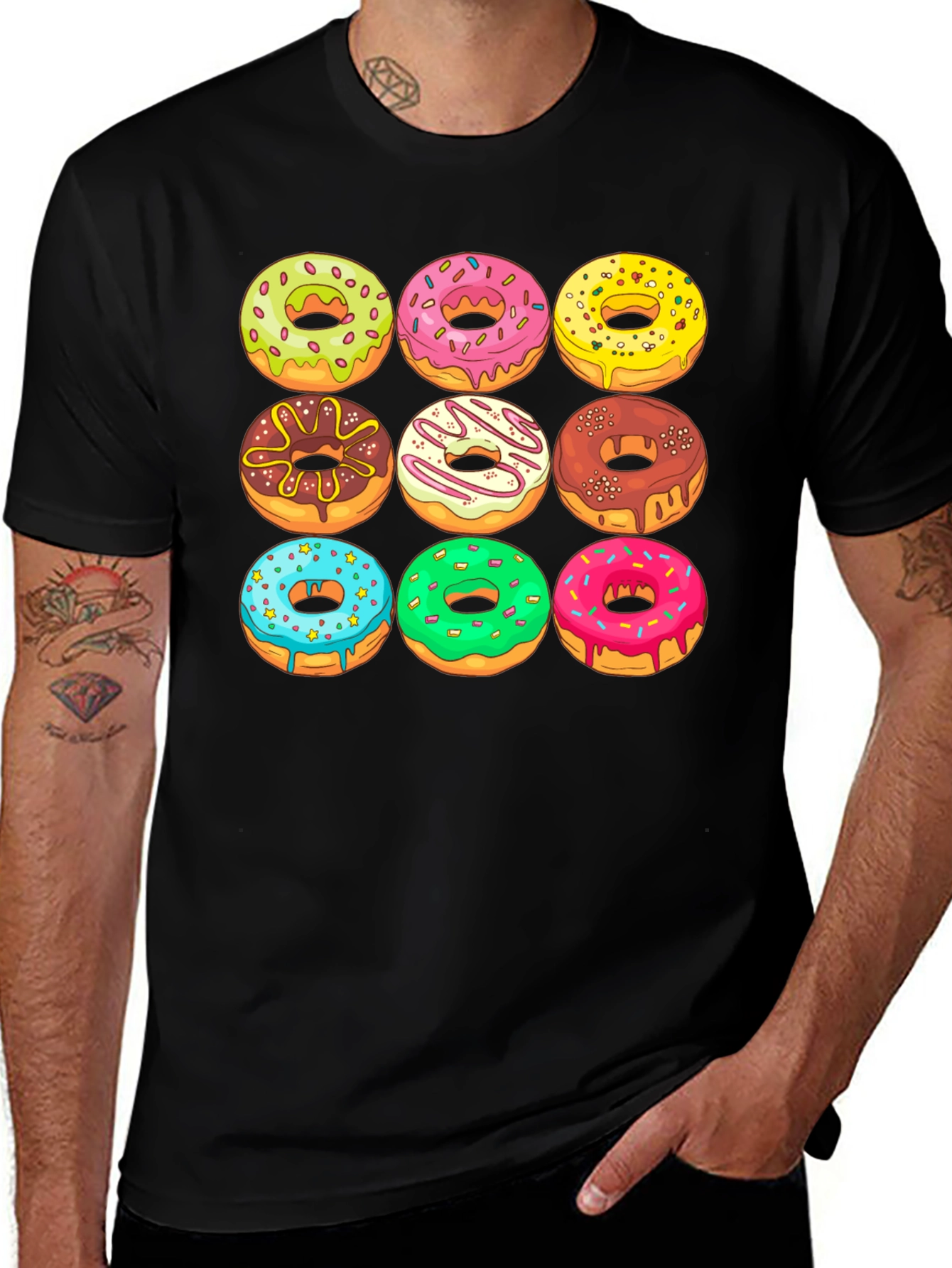 Donut Graphic Tee - Deliciously Fun!