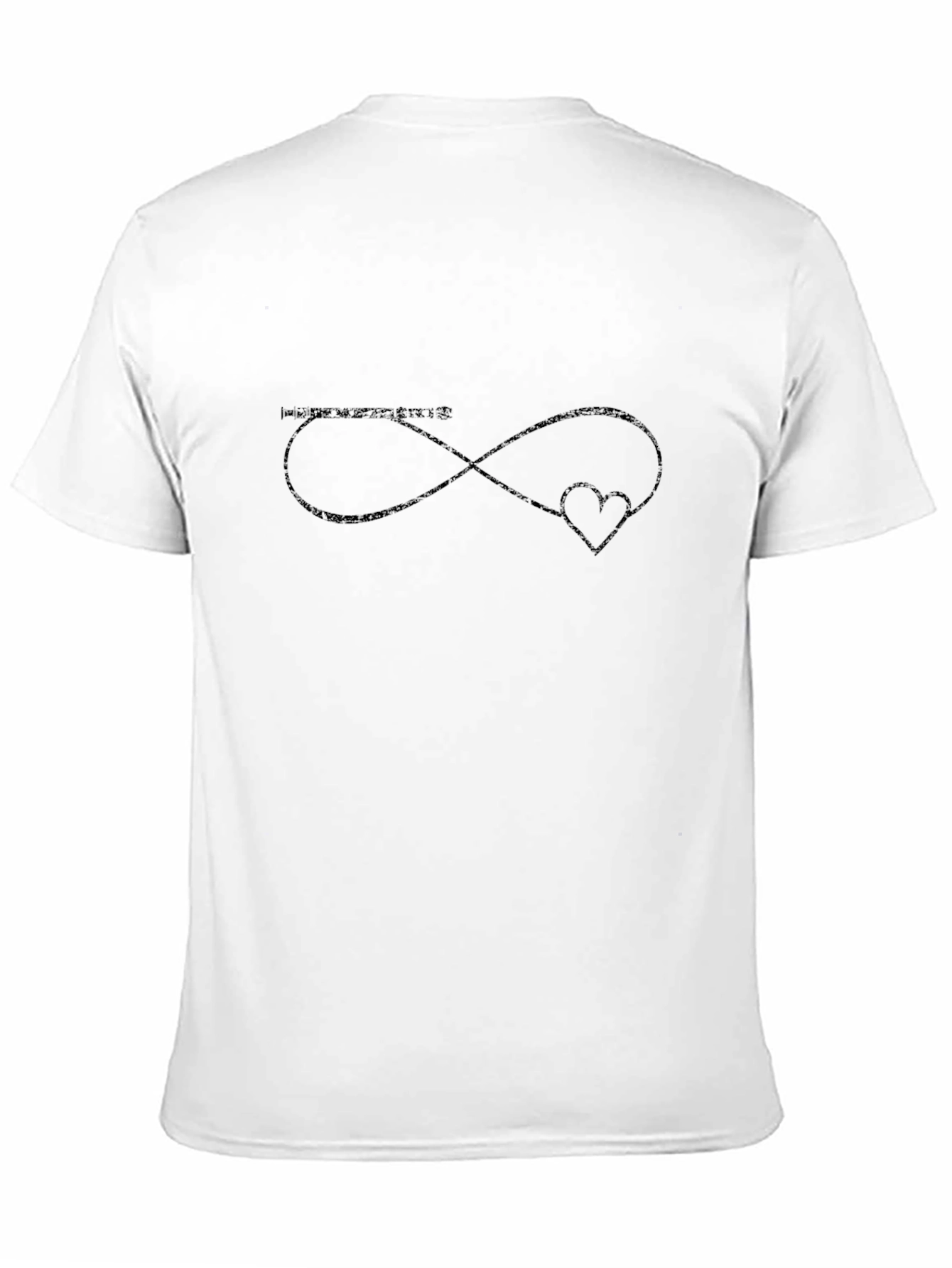 Infinity Heart Graphic Tee - Black