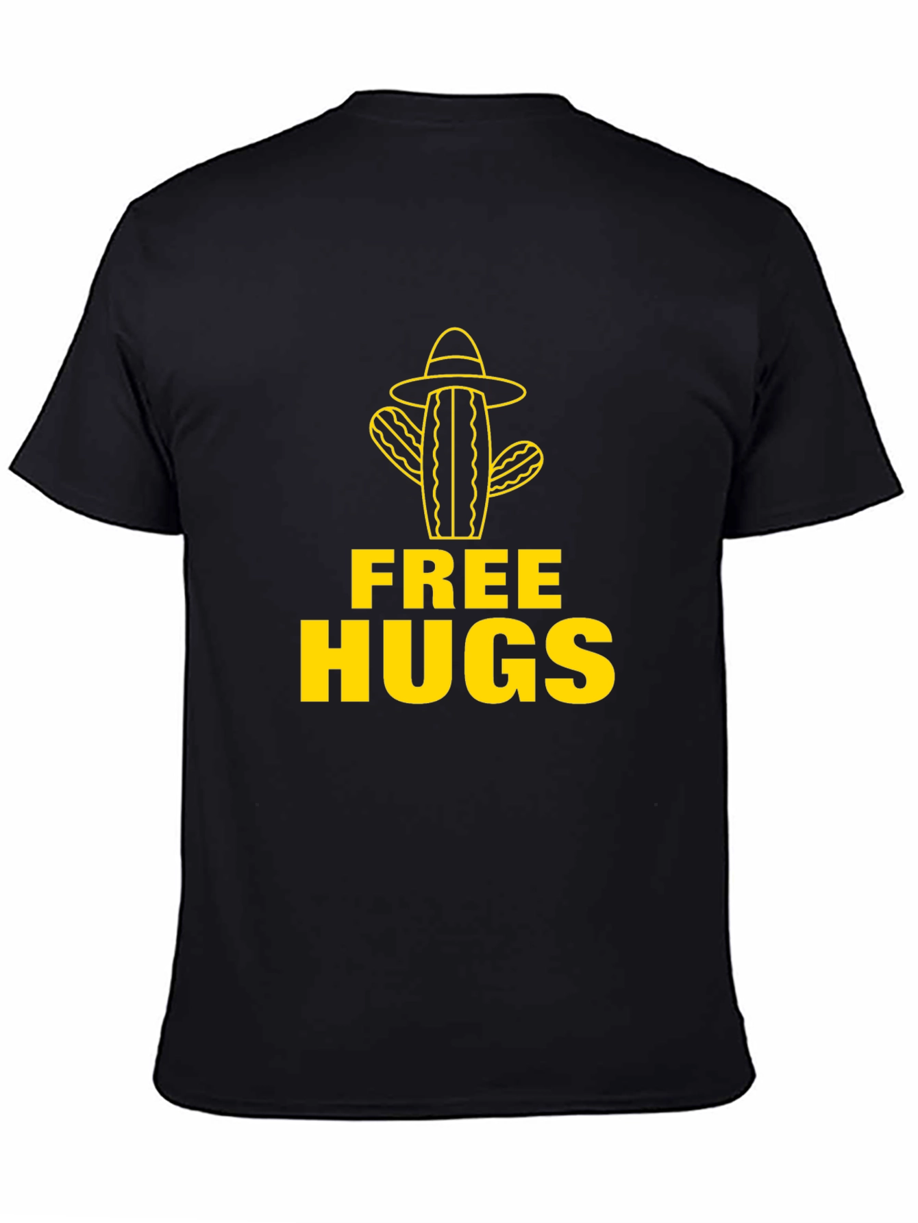 Free Hugs Cactus T-Shirt - Novelty Graphic Tee