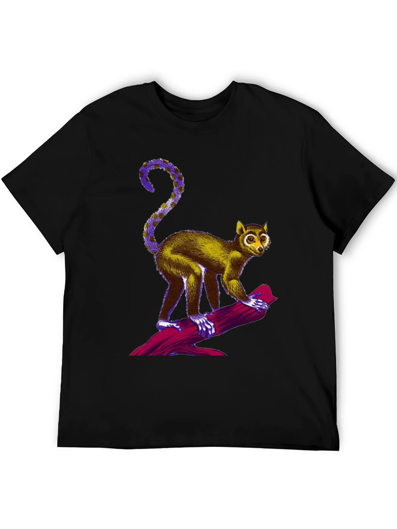 Primate Graphic Tee - Unique Animal Print T-Shirt