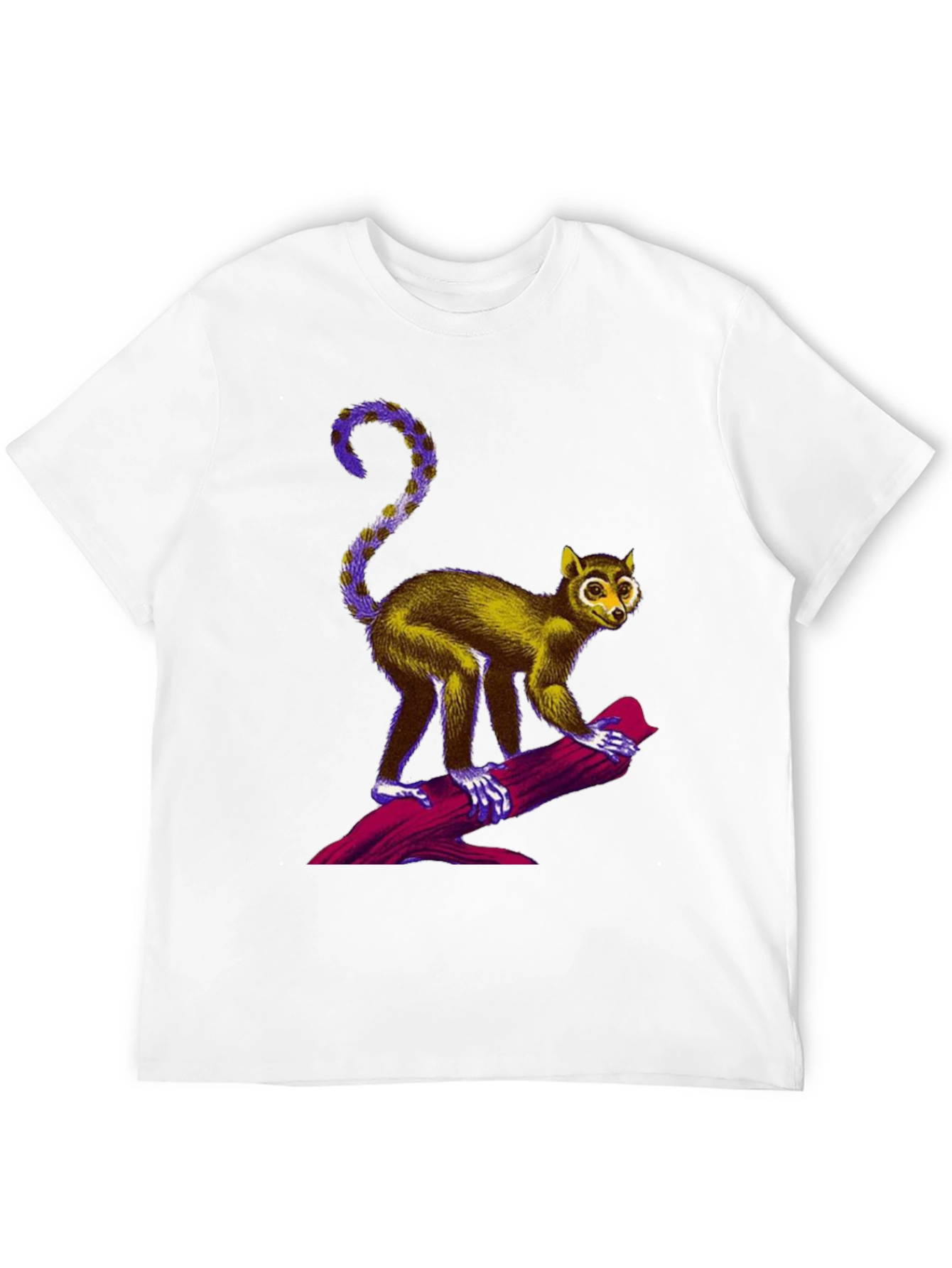 Primate Graphic Tee - Unique Animal Print T-Shirt