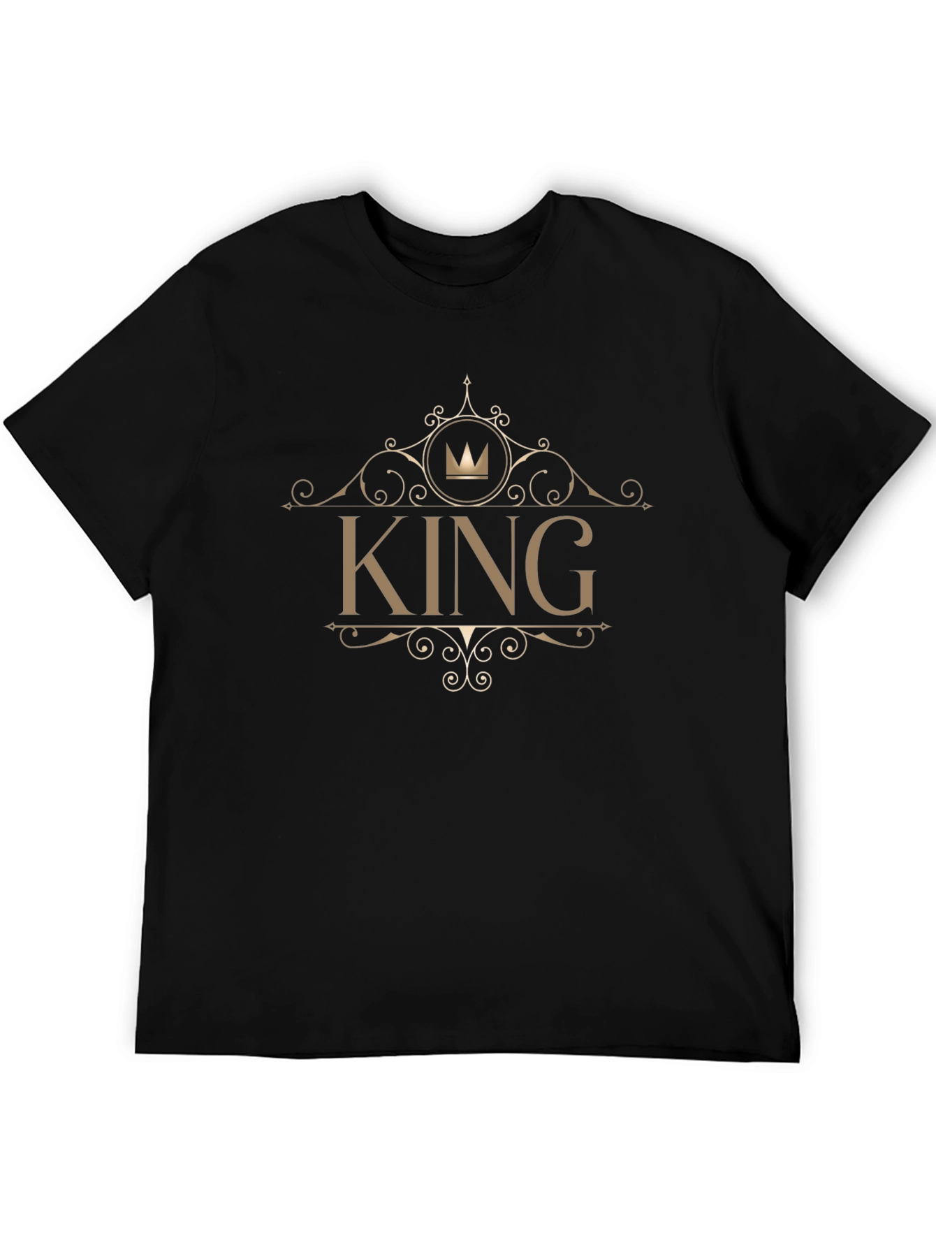 King Graphic Print Mens T-Shirt