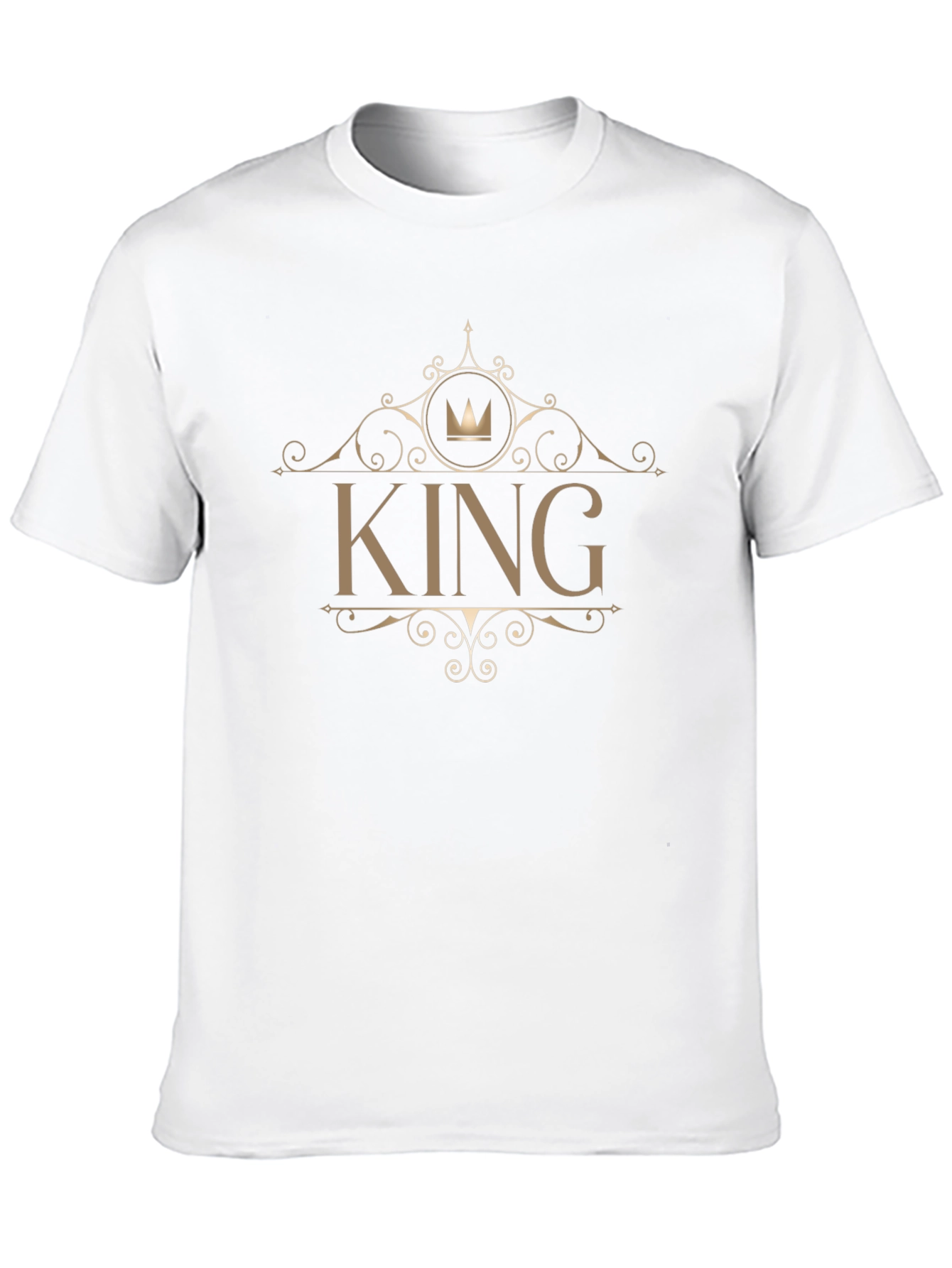 King Graphic Print Mens T-Shirt