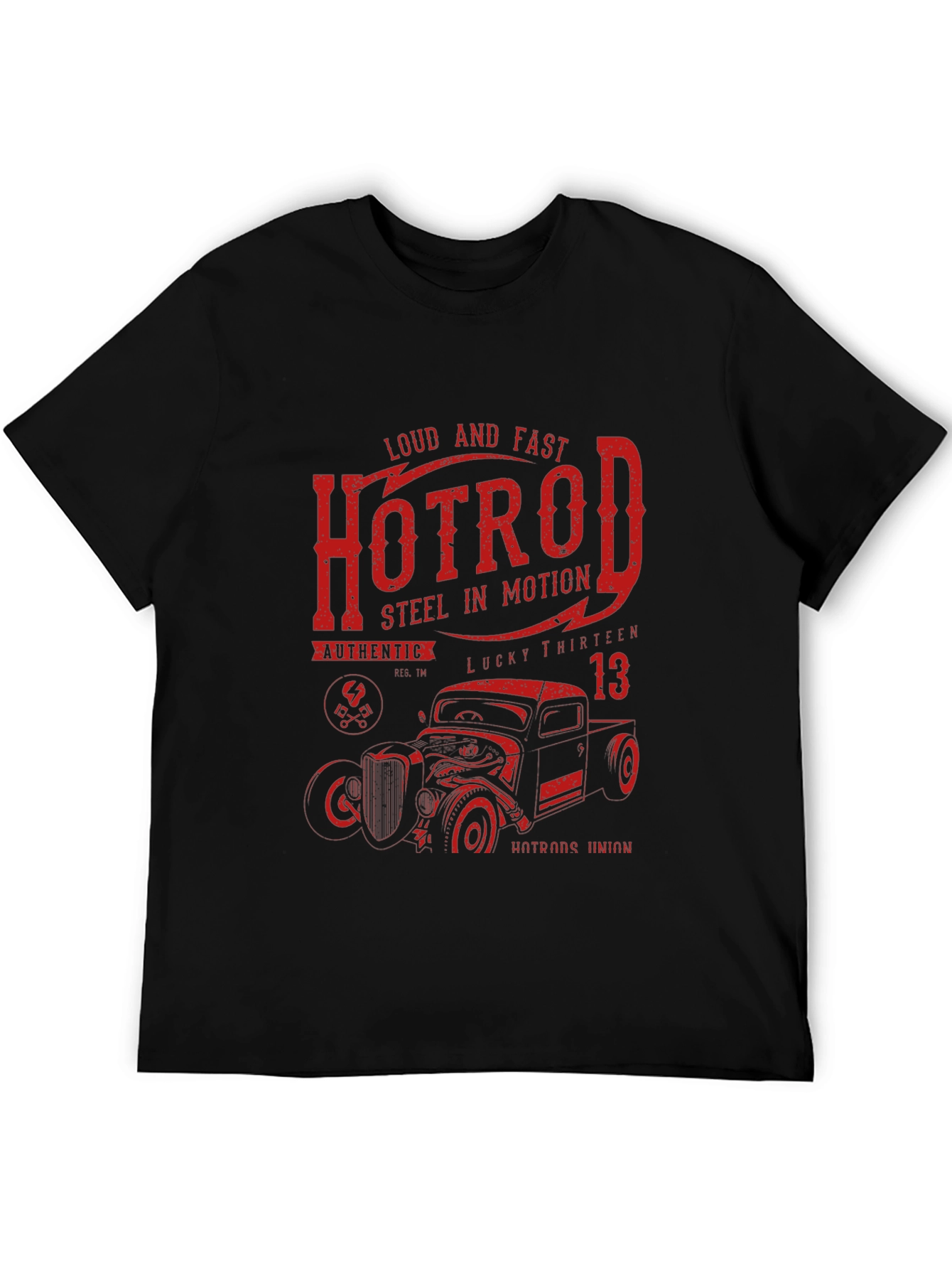 Hot Rod Steel in Motion Graphic Tee