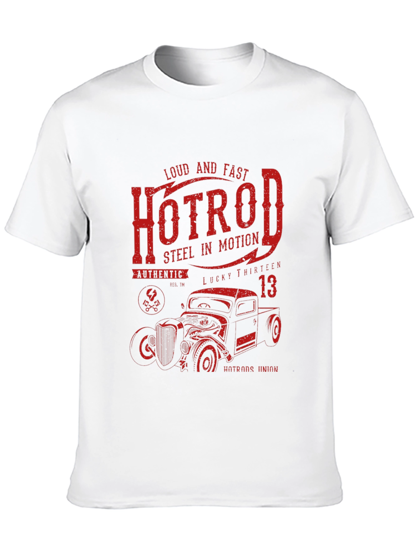Hot Rod Steel in Motion Graphic Tee