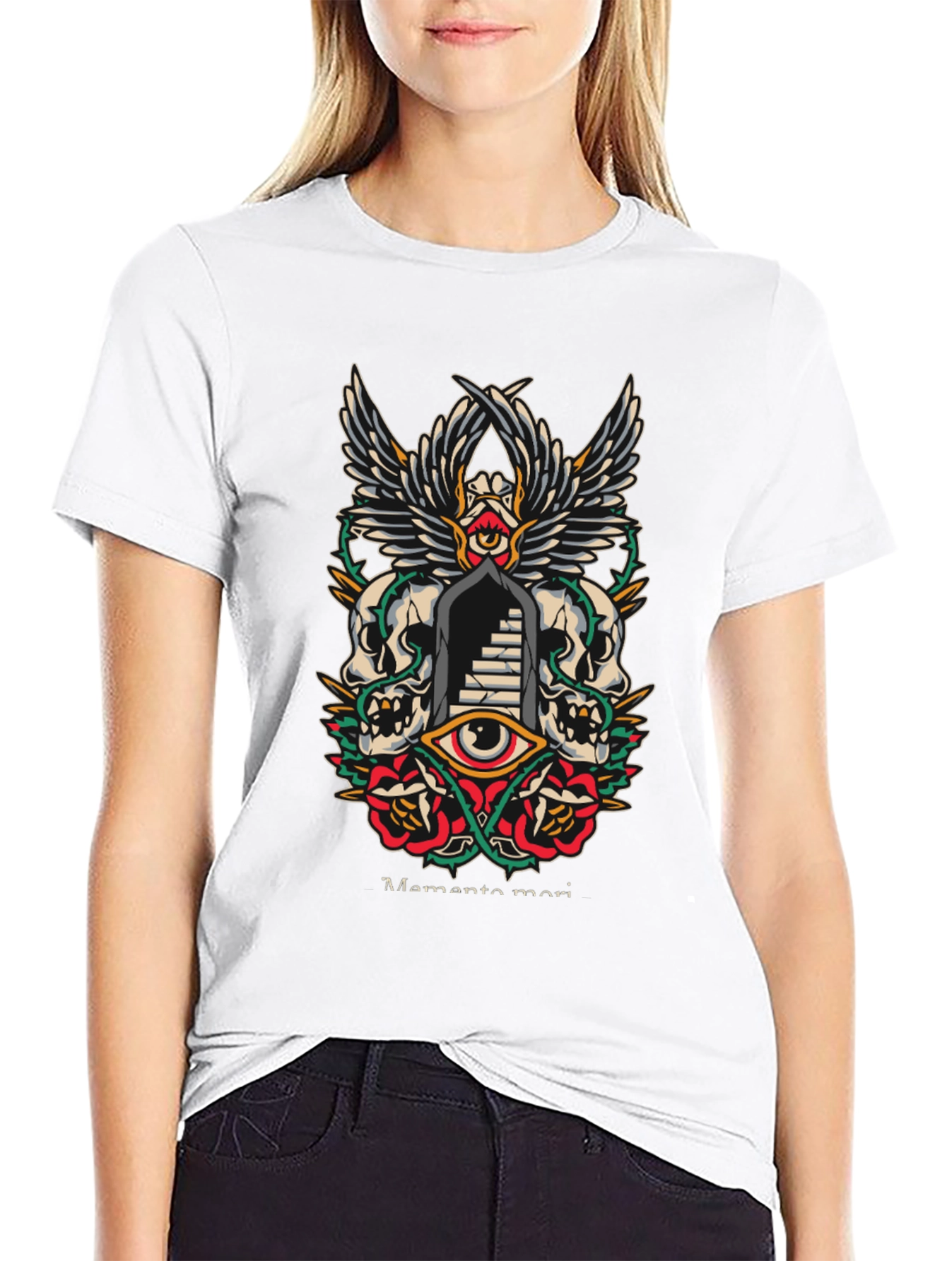 Memento Mori Graphic Tee - Death & Eternity