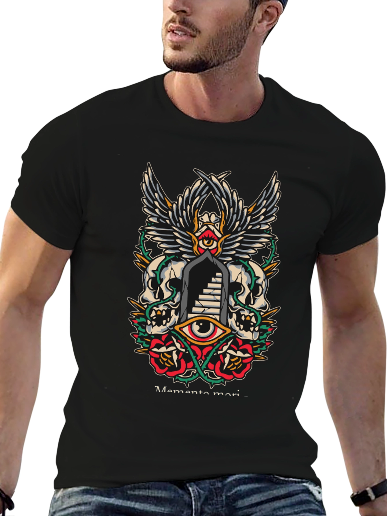 Memento Mori Graphic Tee - Death & Eternity