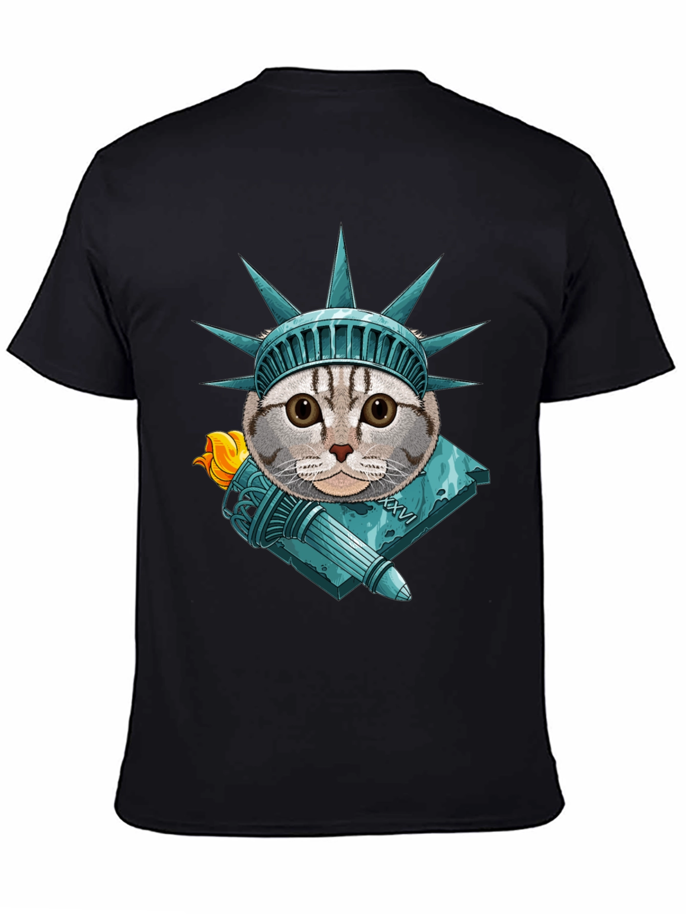 Liberty Cat Graphic T-Shirt