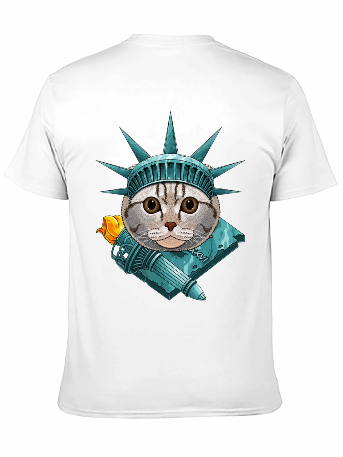 Liberty Cat Graphic T-Shirt