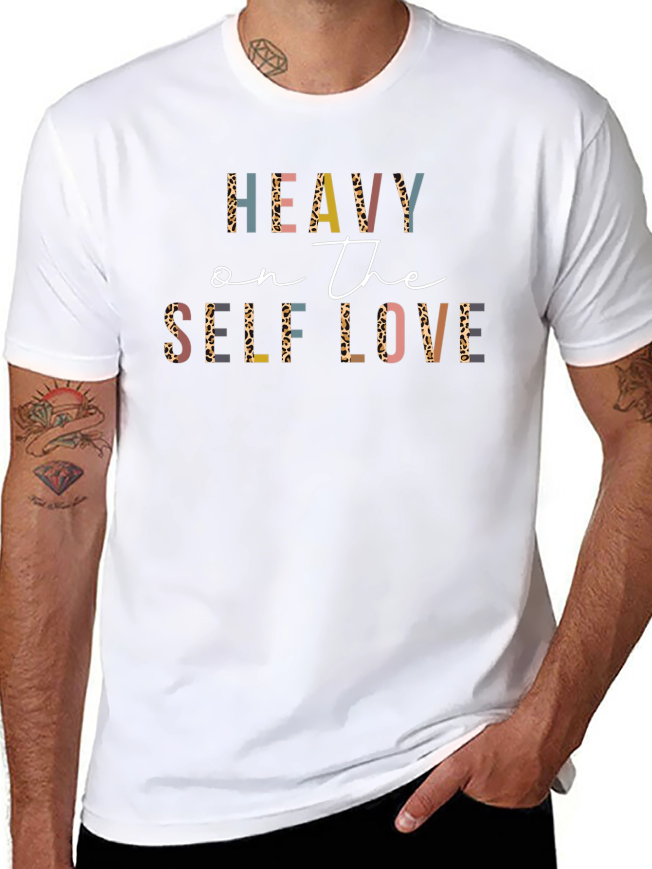Heavy on the Self Love Graphic T-Shirt