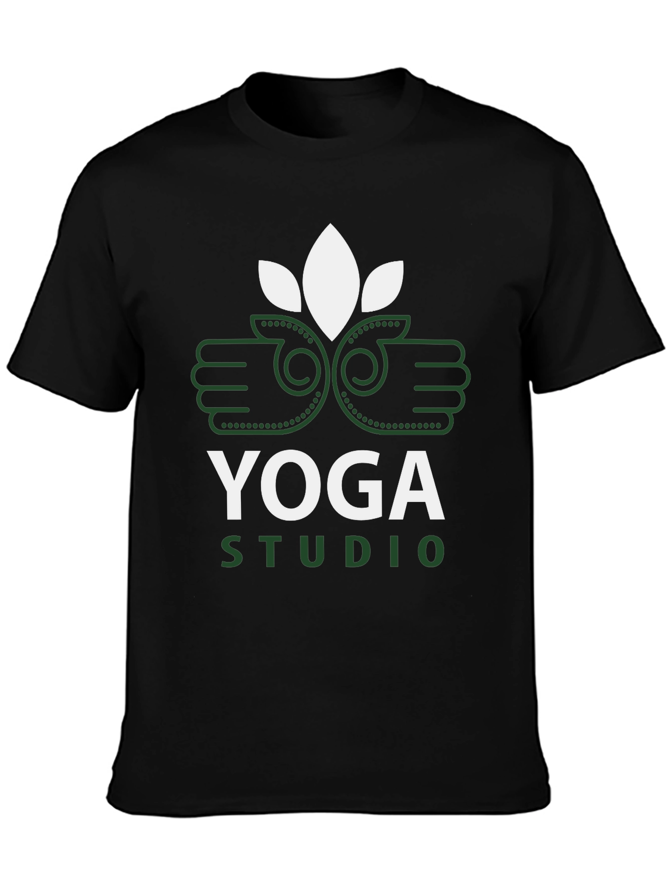 Yoga Studio Graphic Tee - Black