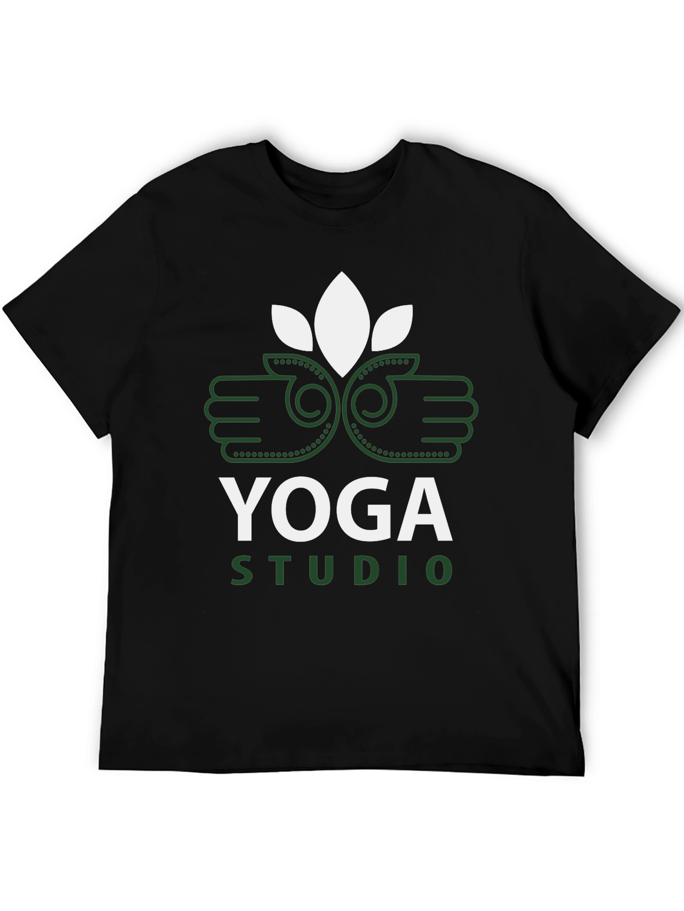 Yoga Studio Graphic Tee - Black
