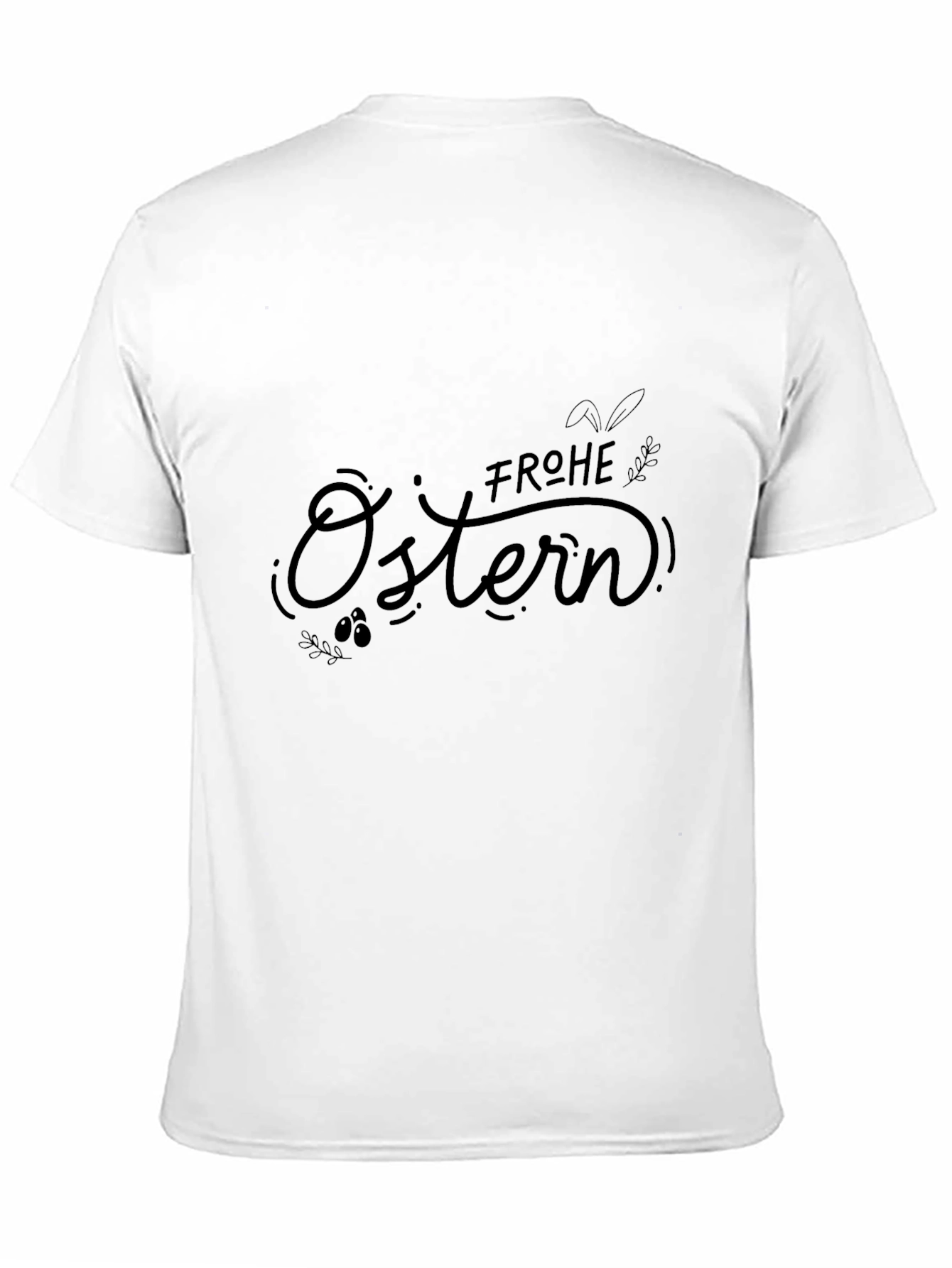 Frohe Ostern Easter T-Shirt - Black Holiday Tee