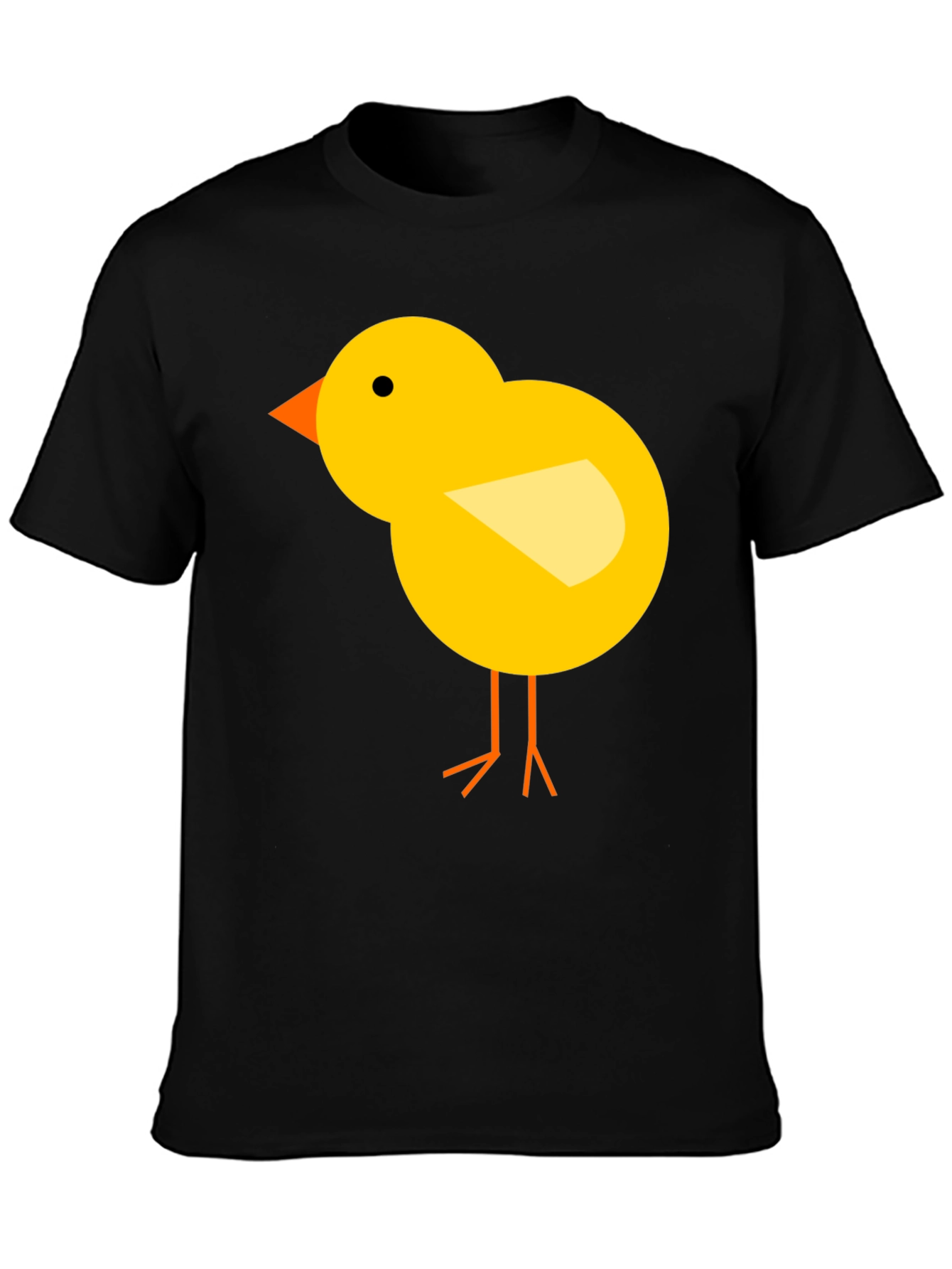 Chick Graphic Tee - Black Cotton T-Shirt