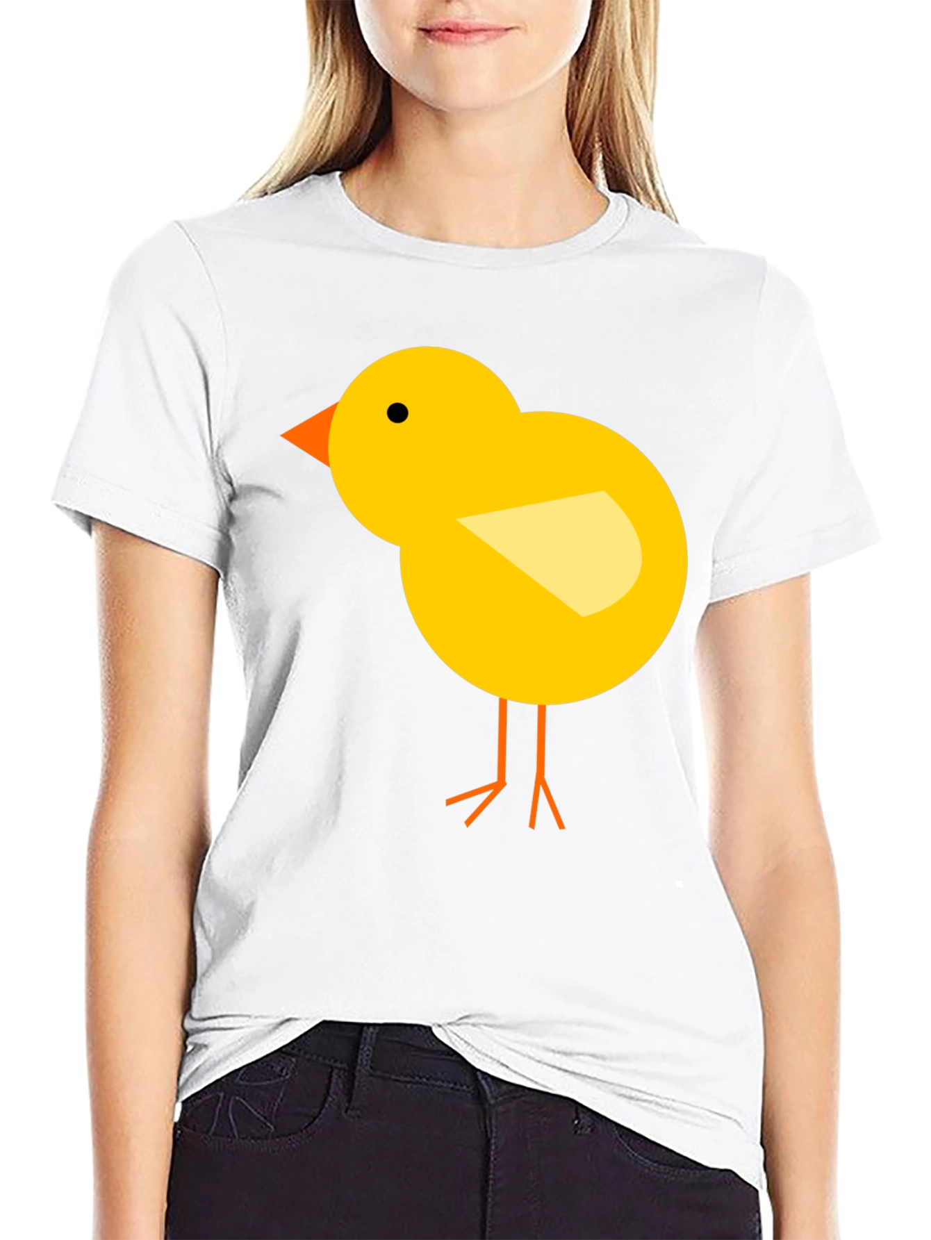 Chick Graphic Tee - Black Cotton T-Shirt