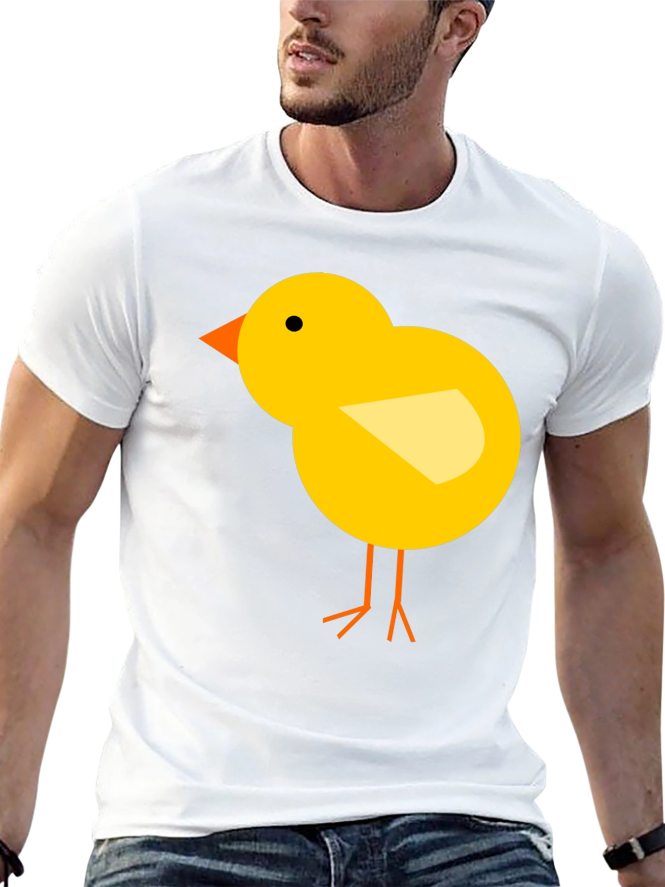 Chick Graphic Tee - Black Cotton T-Shirt