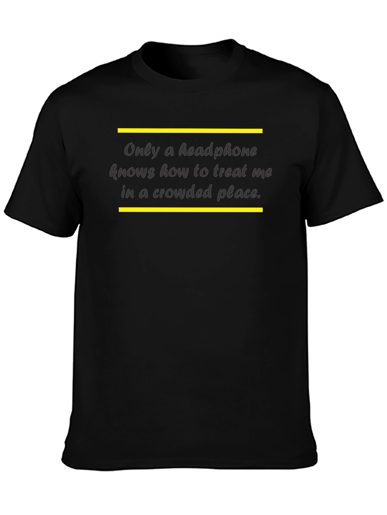 Headphone T-Shirt: Treat Me With Music!