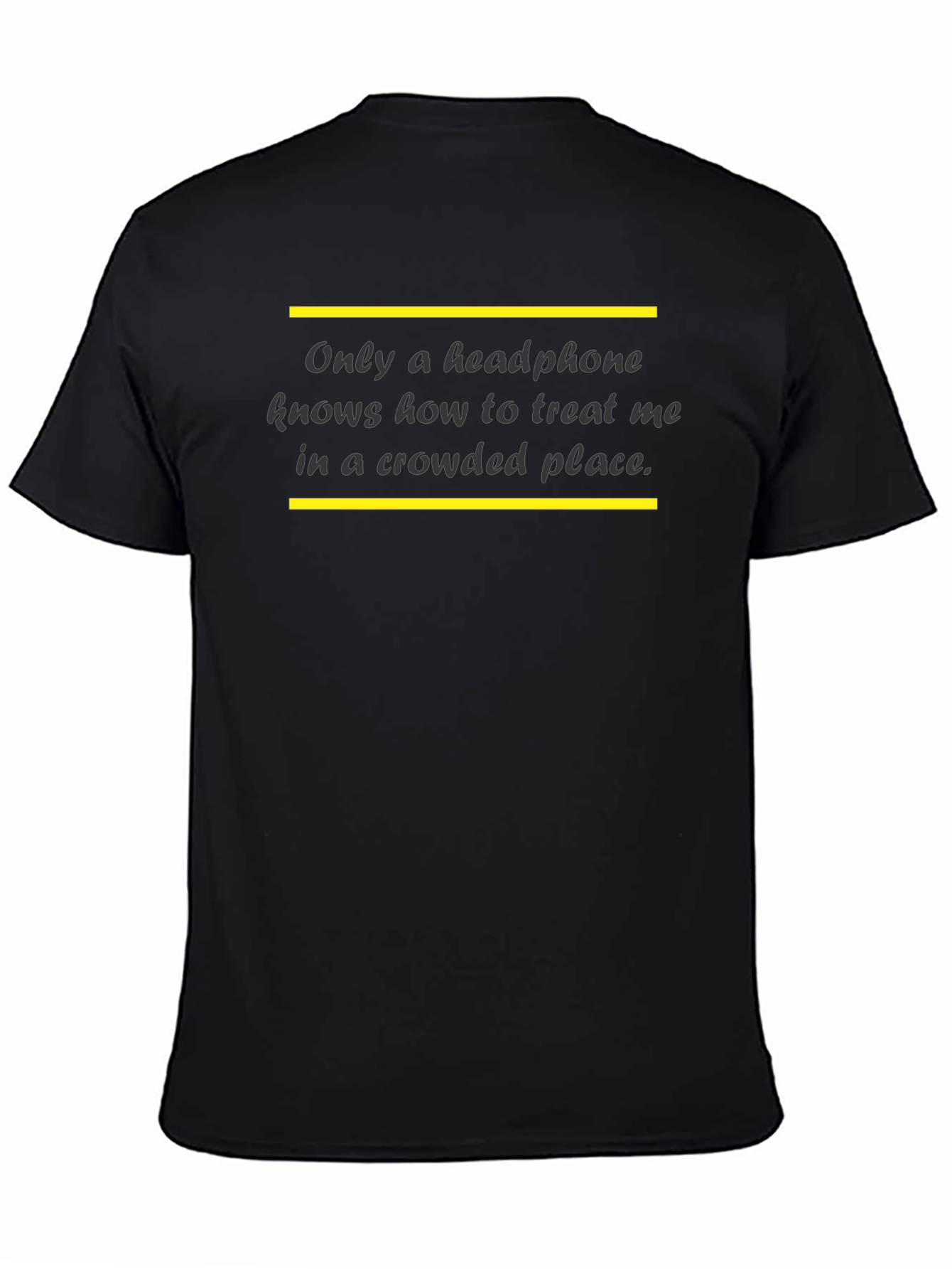 Headphone T-Shirt: Treat Me With Music!