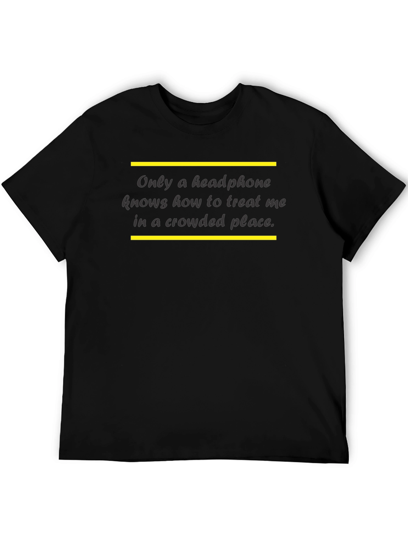 Headphone T-Shirt: Treat Me With Music!